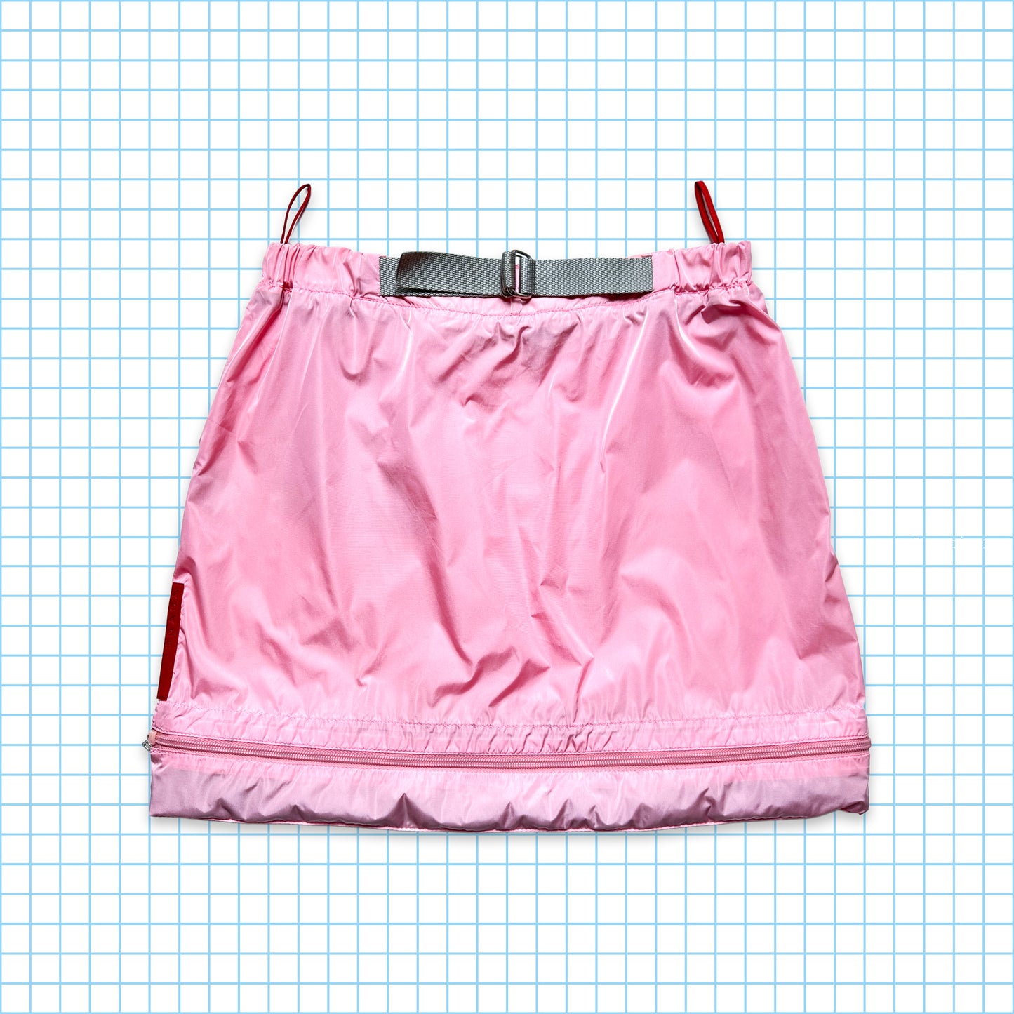 Prada Sport Jupe convertible 2 en 1 rose bébé SS00' - Femmes 4-8