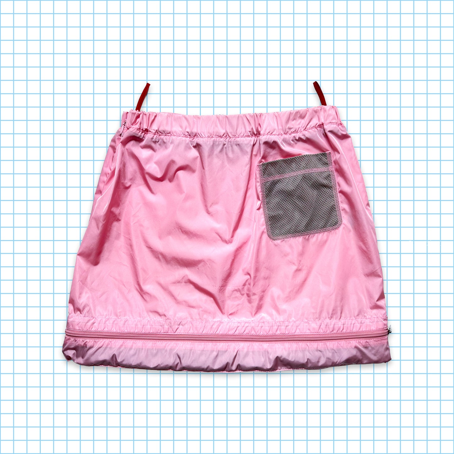 Prada Sport Jupe convertible 2 en 1 rose bébé SS00' - Femmes 4-8