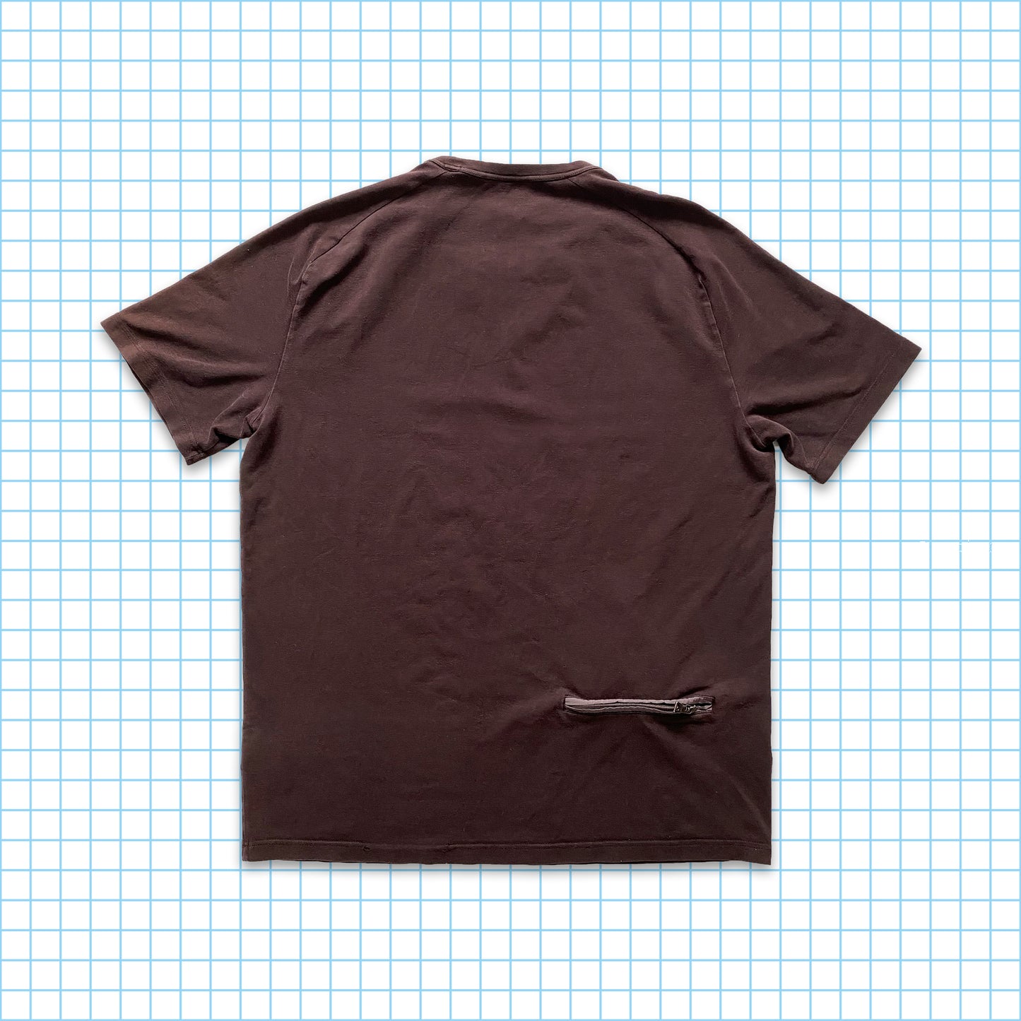 vintage Prada Sport Back Stash Pocket Tee - Moyen