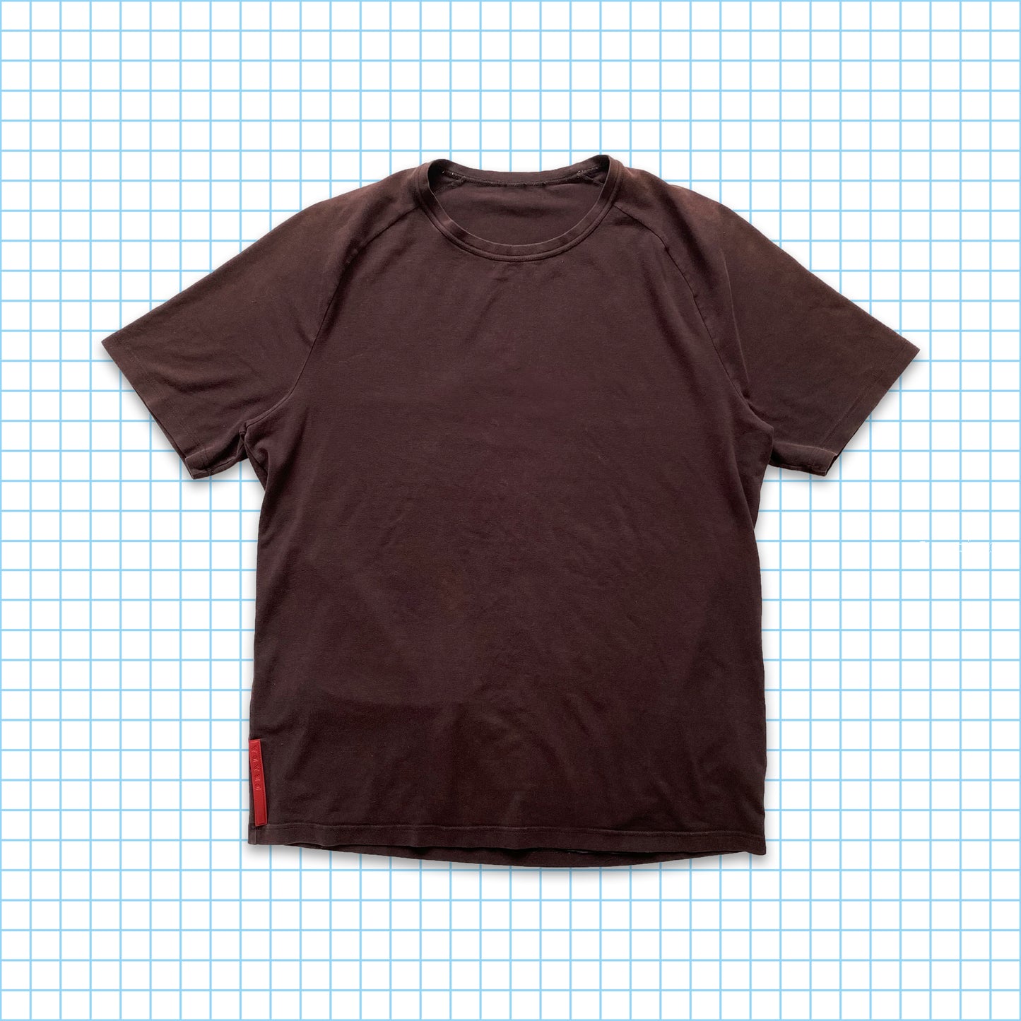 vintage Prada Sport Back Stash Pocket Tee - Moyen