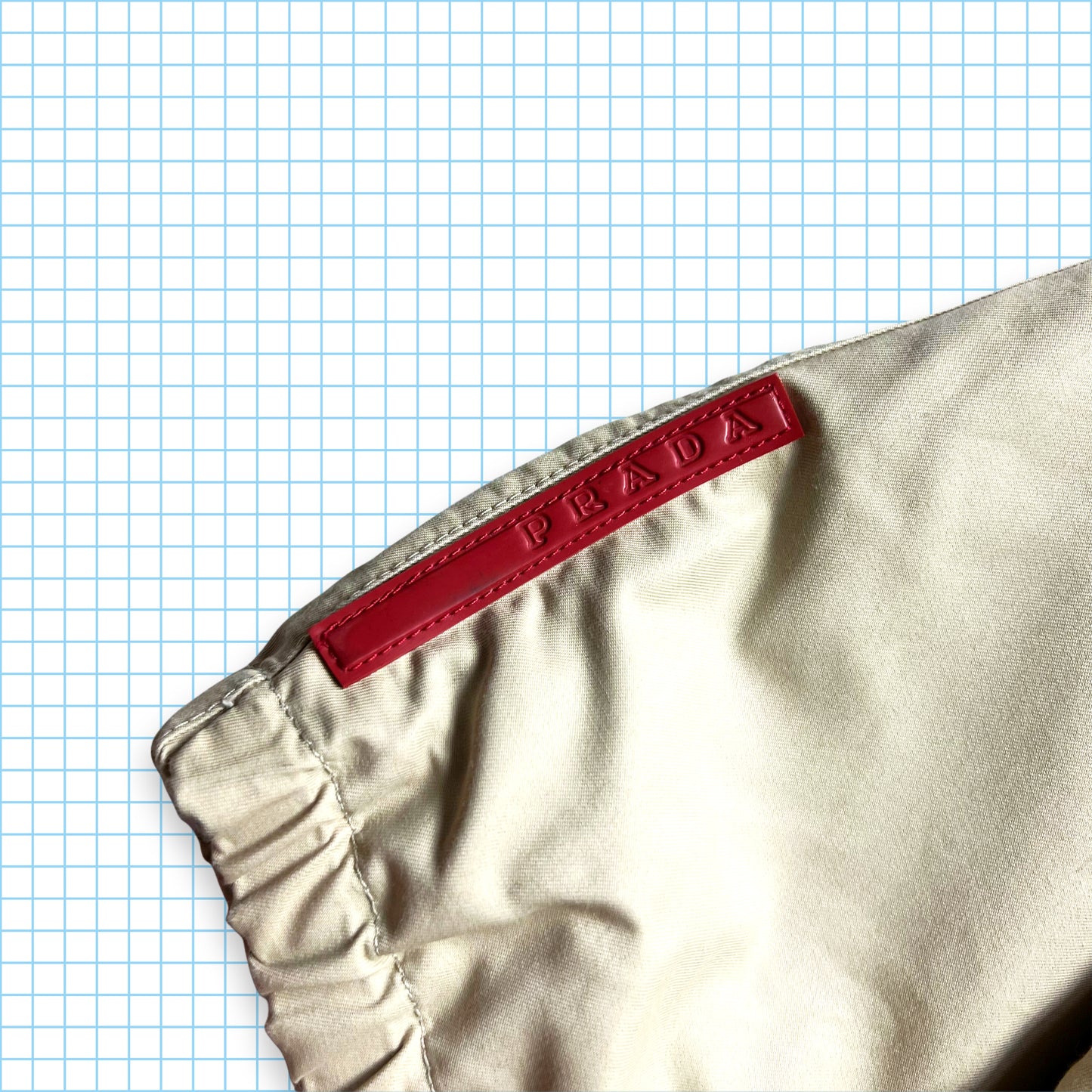 Prada Sport Beige Harrington Jacket - Large / Extra Large