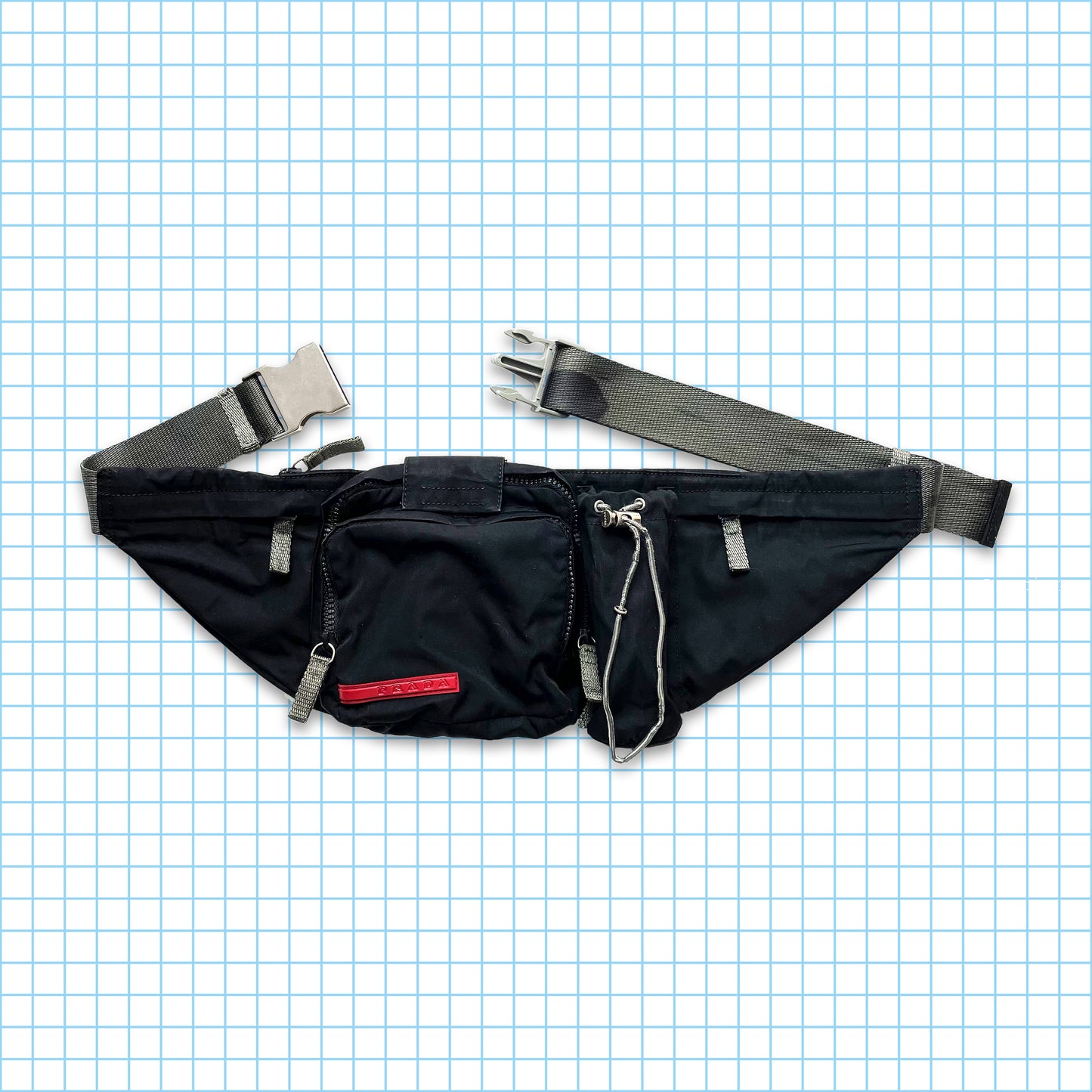 Prada Sport Art.4VA056 Black Utility Waist/Side Bag