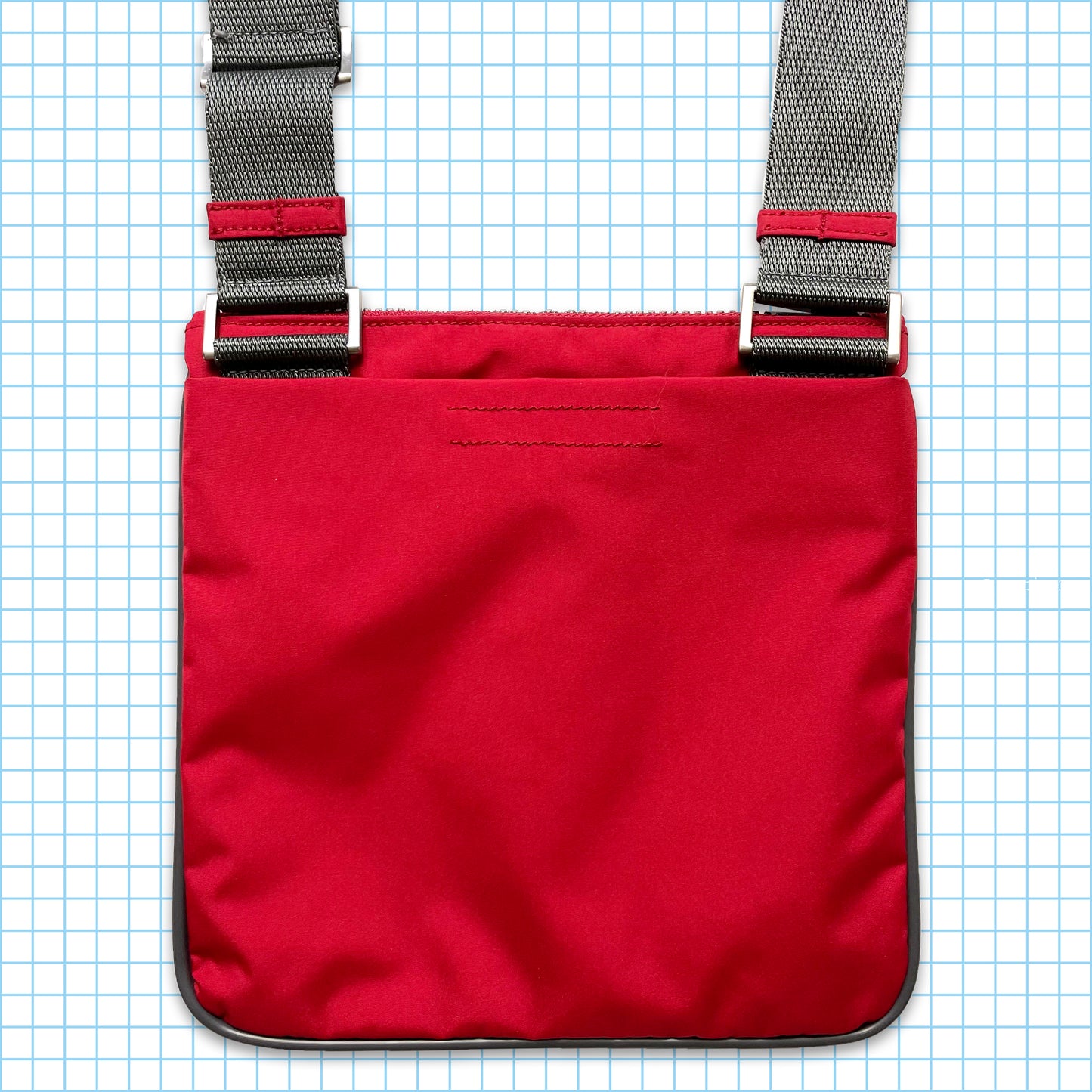 Vintage Prada Sport Red Mini Side Bag