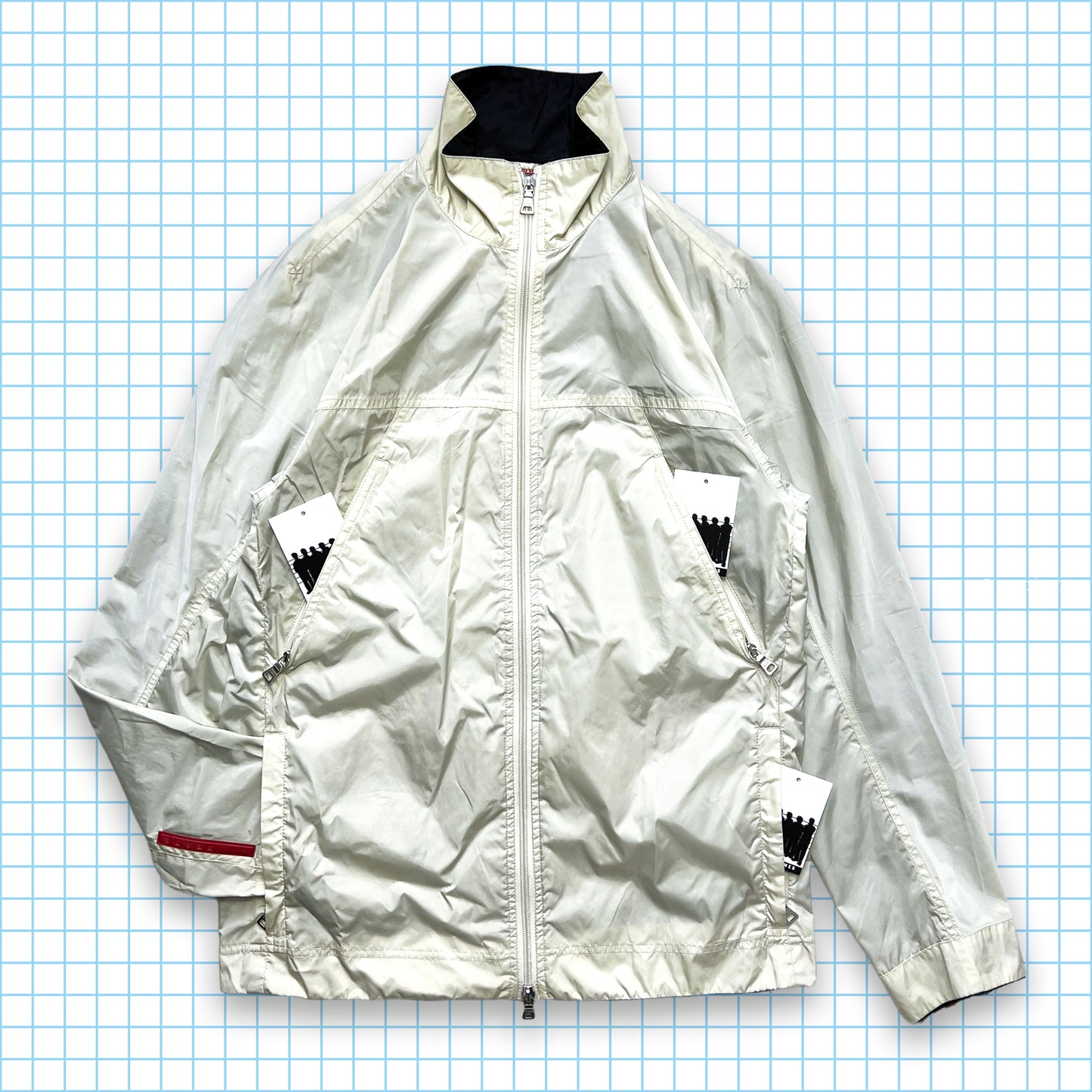 Prada Sport Reversible Nylon Multi Pocket Jacket - Medium