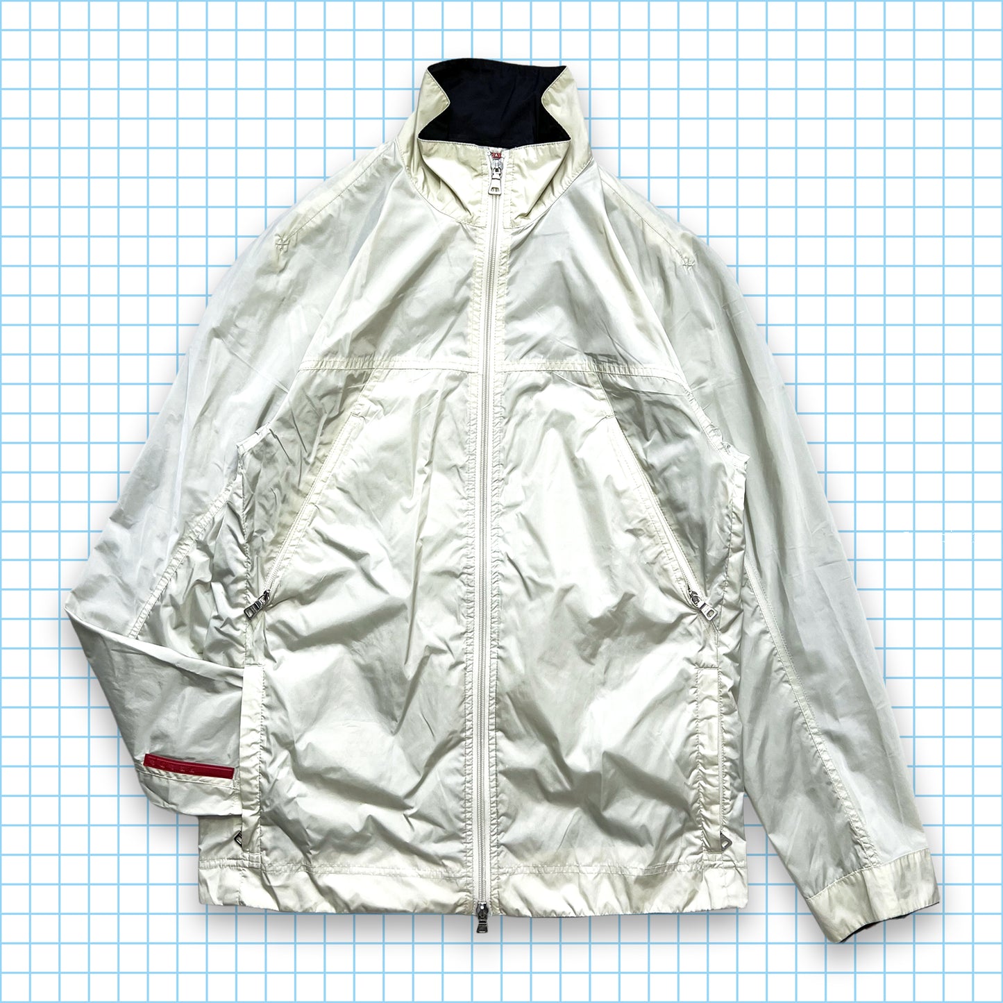 Prada Sport Reversible Nylon Multi Pocket Jacket - Medium
