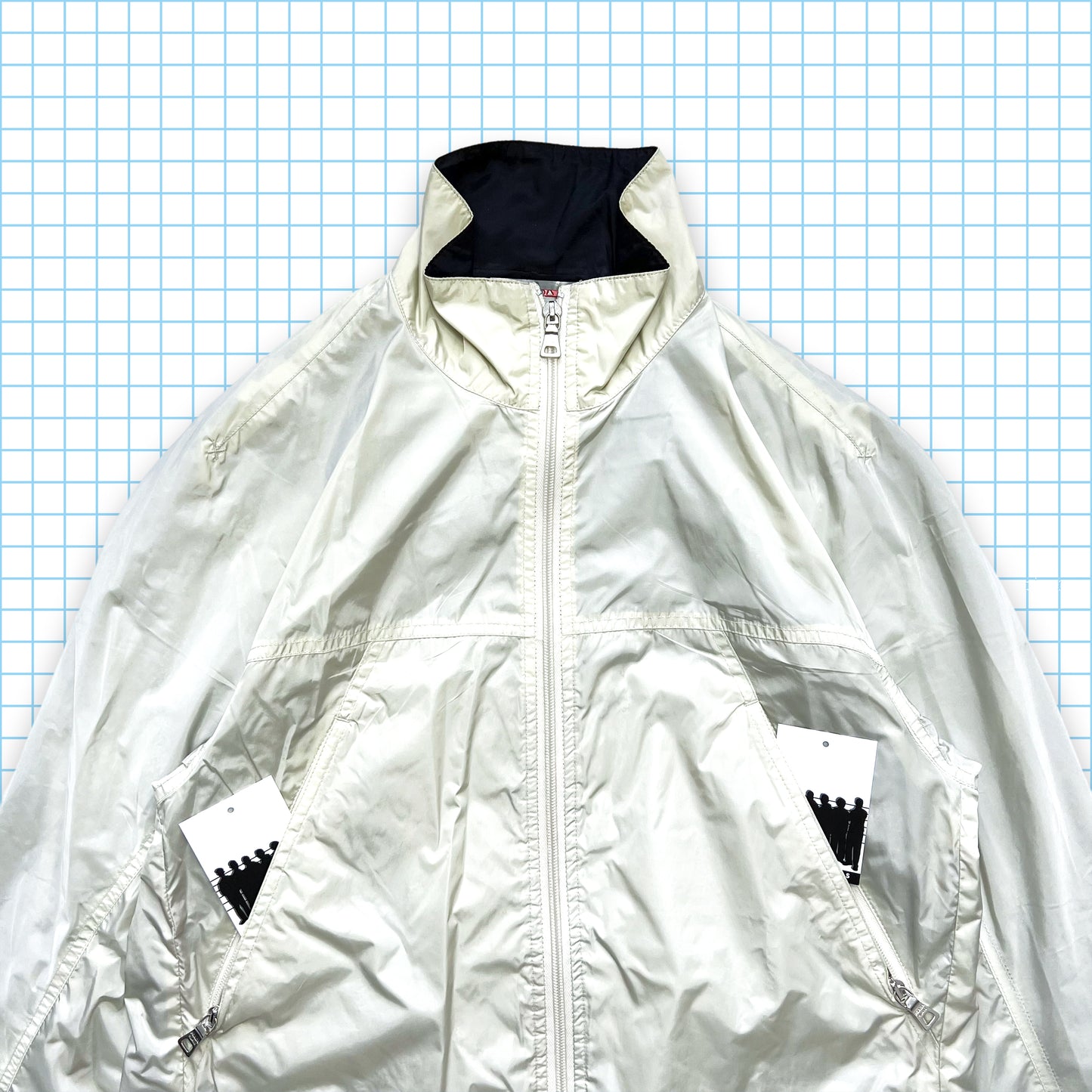 Prada Sport Reversible Nylon Multi Pocket Jacket - Medium
