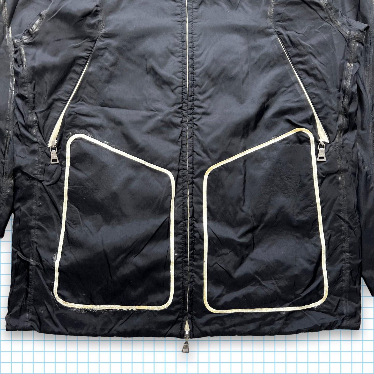 Prada Sport Reversible Nylon Multi Pocket Jacket - Medium