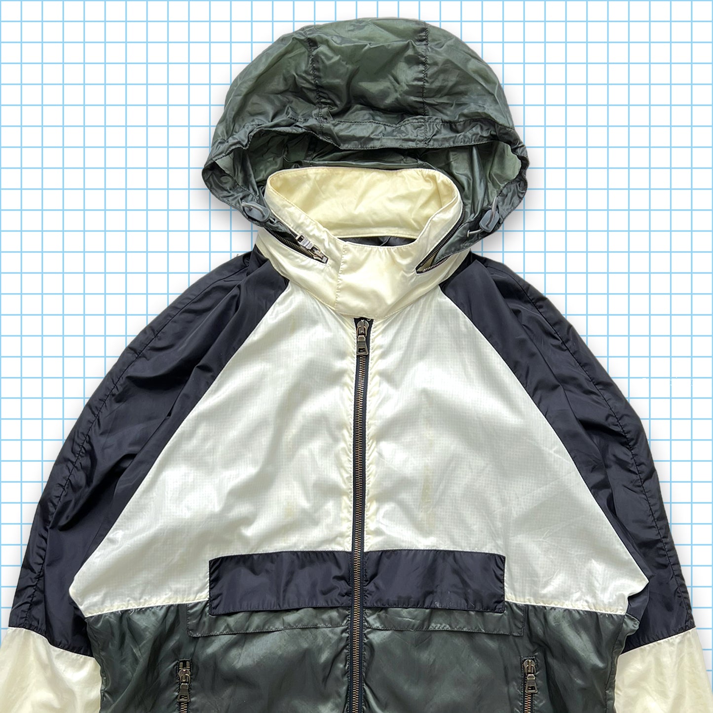 Prada Sport Split Panel Track Jacket - Medium / Large