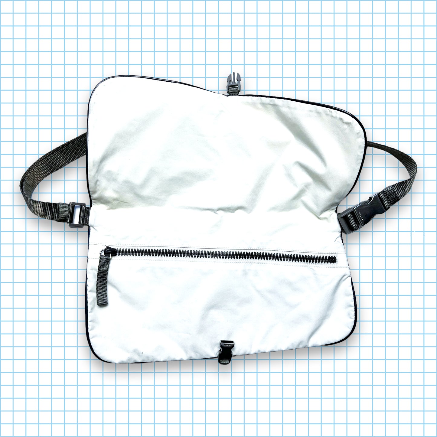 Prada Sport White Side/Shoulder Bag