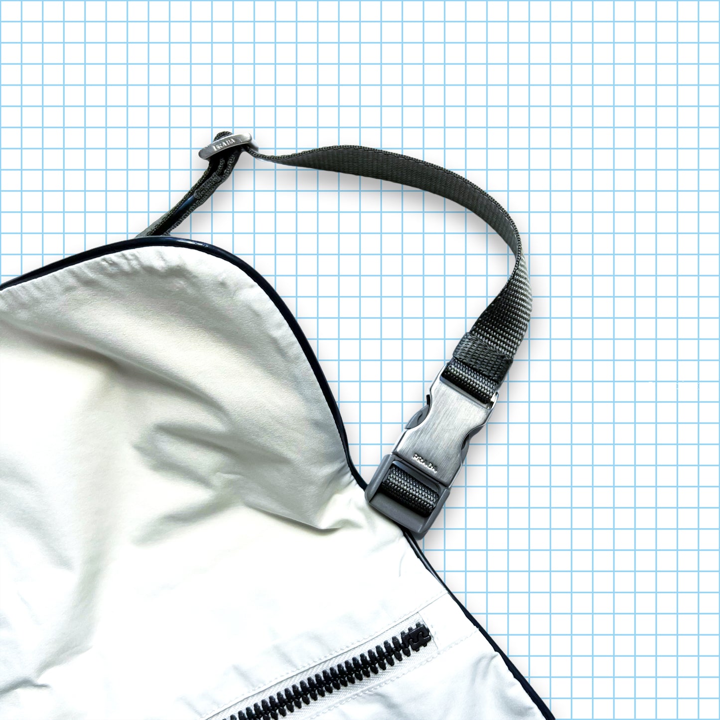 Prada Sport White Side/Shoulder Bag