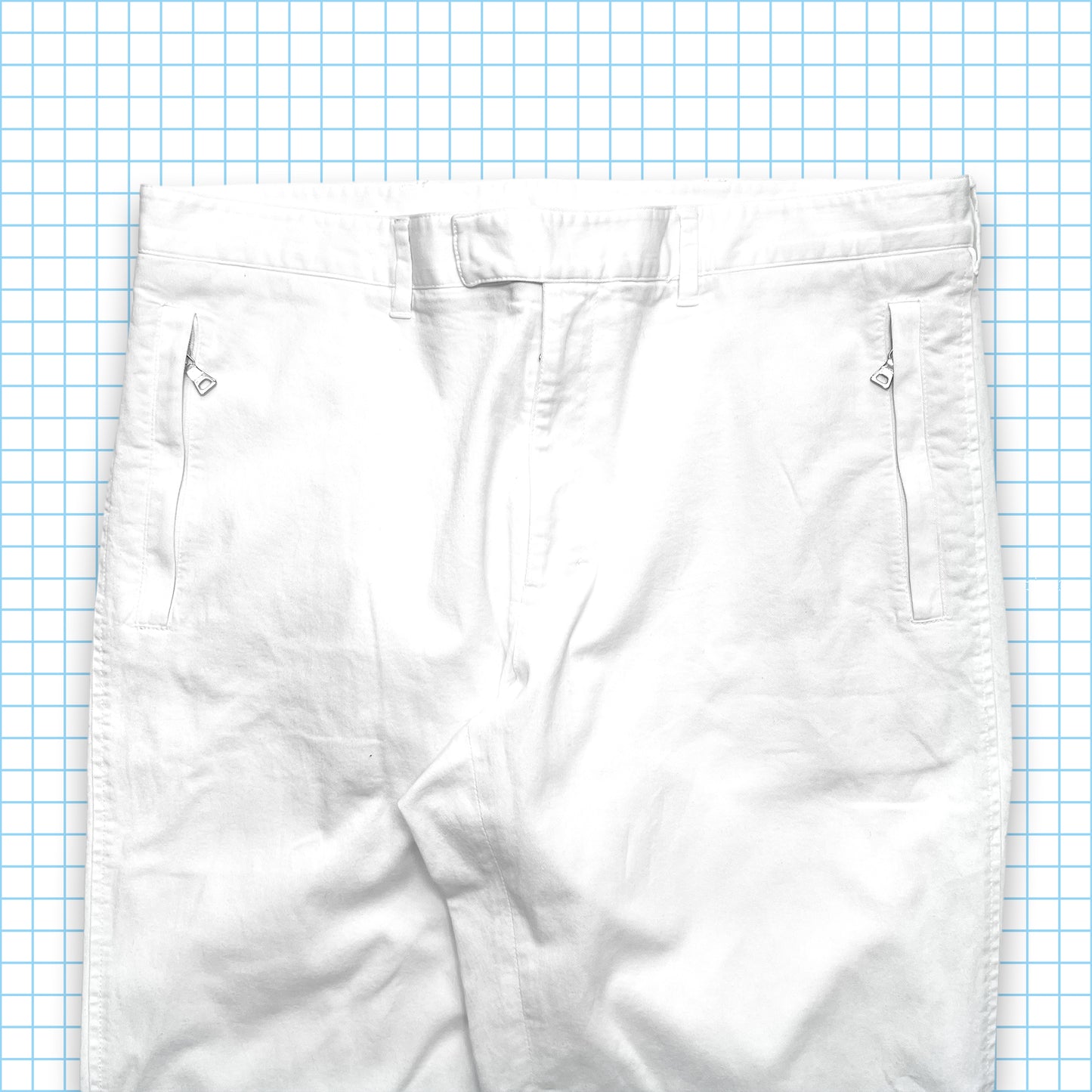Prada Sport Pure White Trousers - 32" Waist