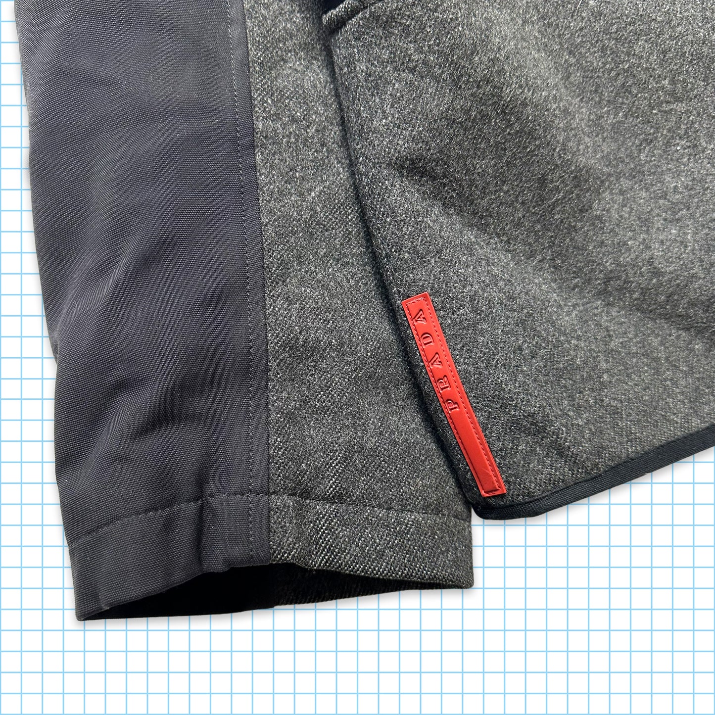 Prada Sport Wool/Neoprene Panelled Jacket - Medium