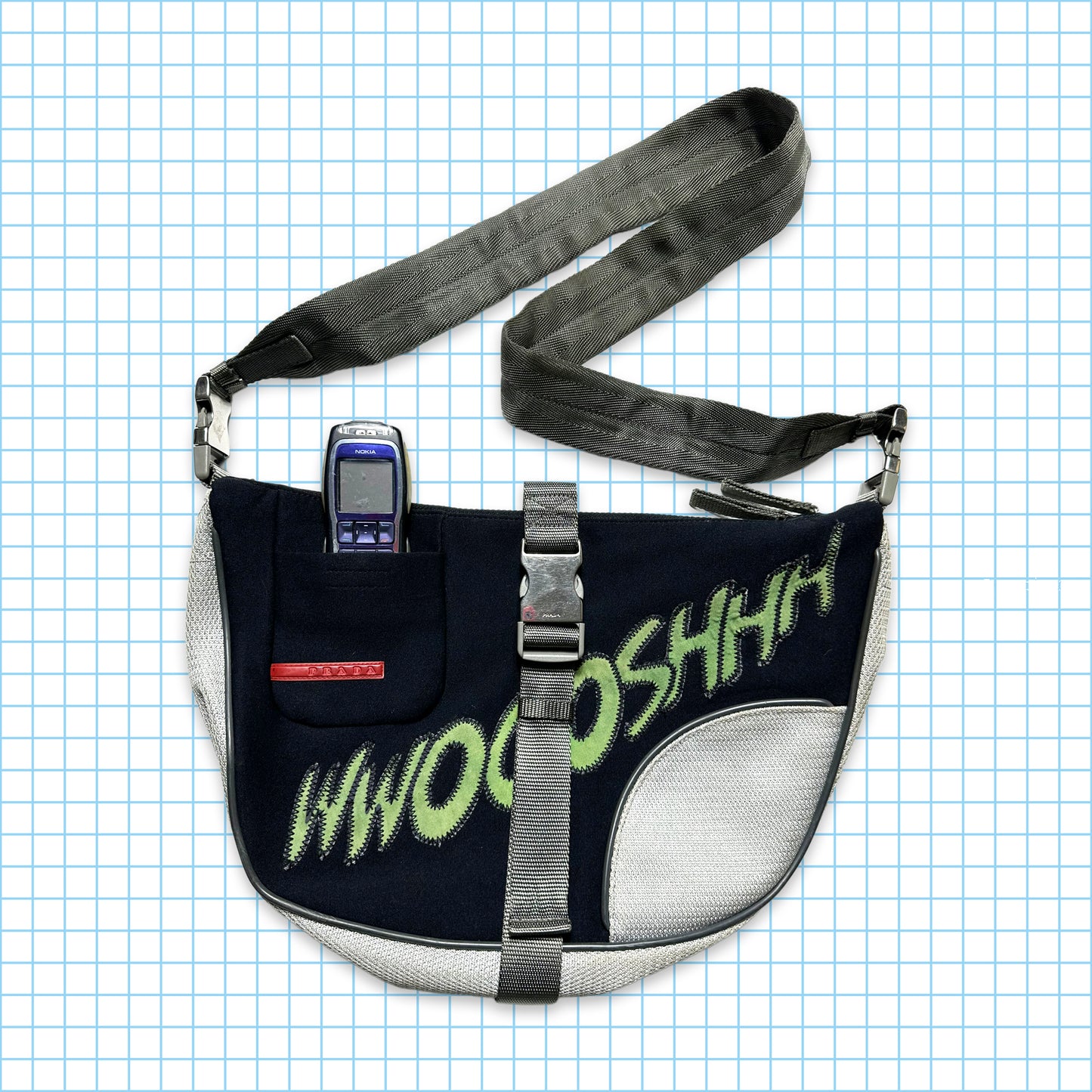 Sac bandoulière Prada Sport 'Wooosh'