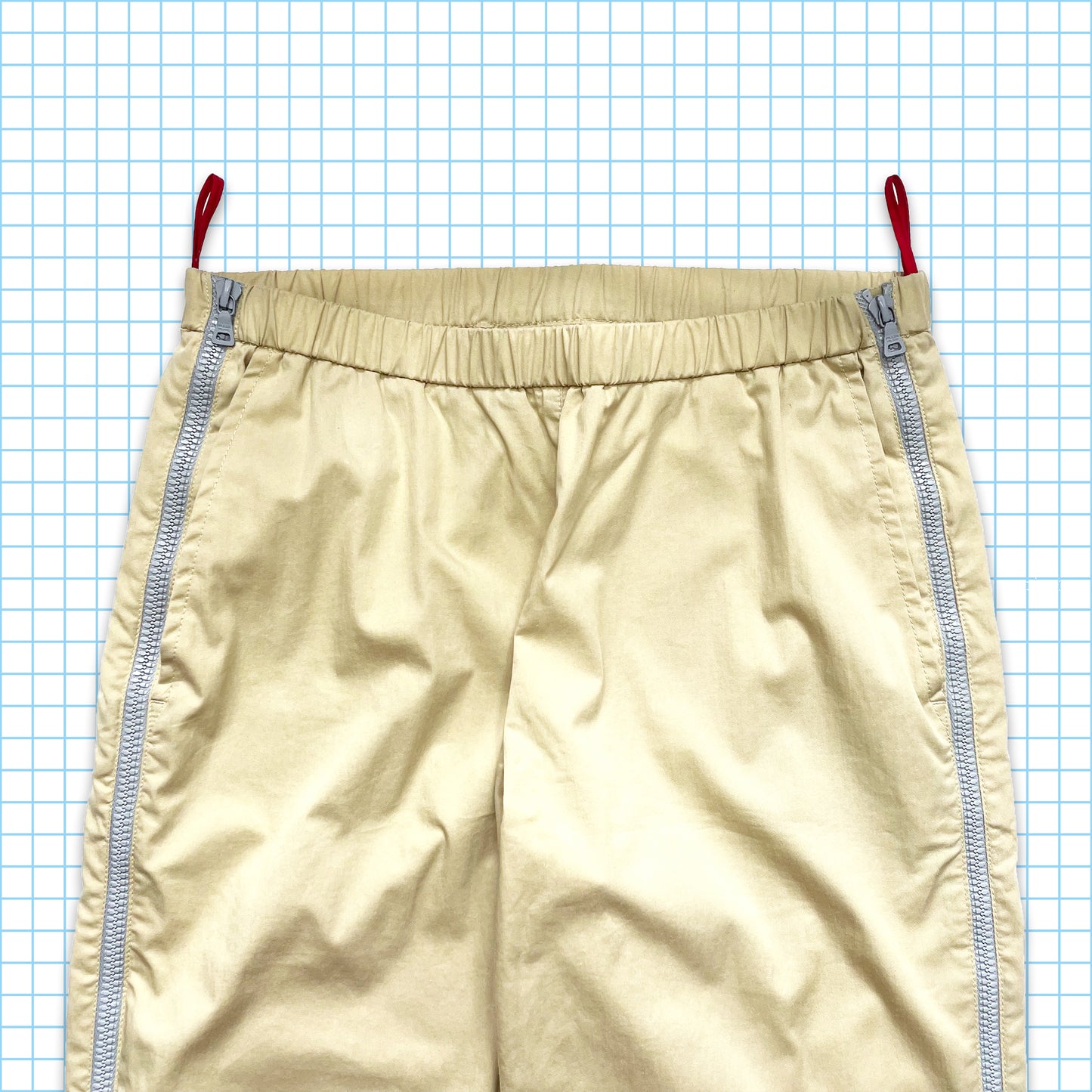 Vintage Prada Sport Full Zipped Technical Pant - 28" / 30" Waist