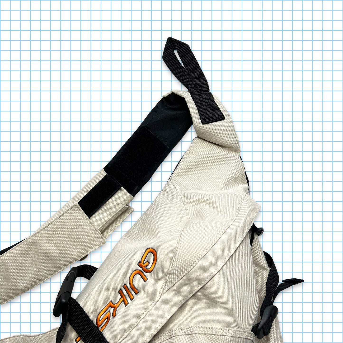 Vintage Quiksilver Off White Cross Body Bag