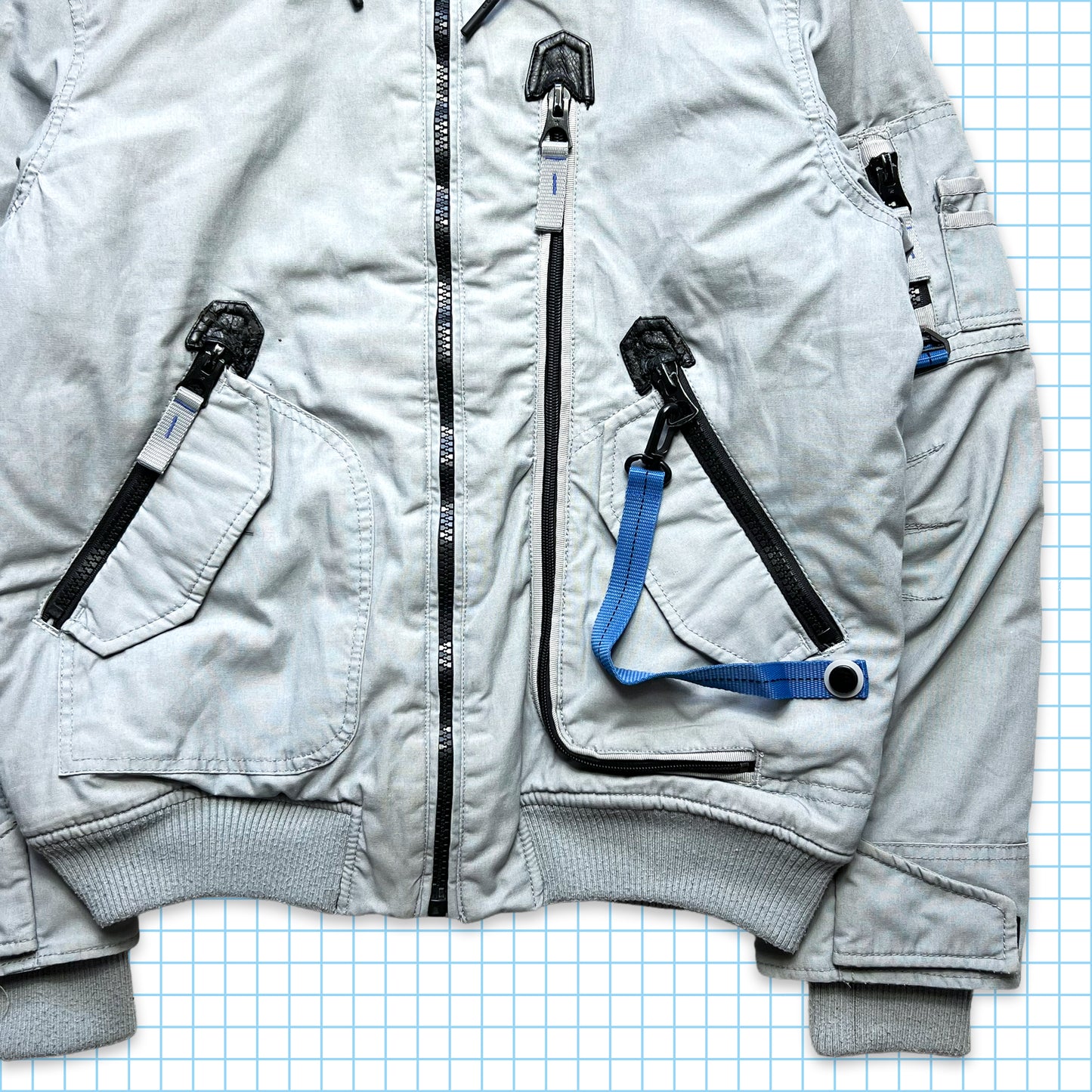 Celio Technical Multi Pocket Padded Jacket - Medium