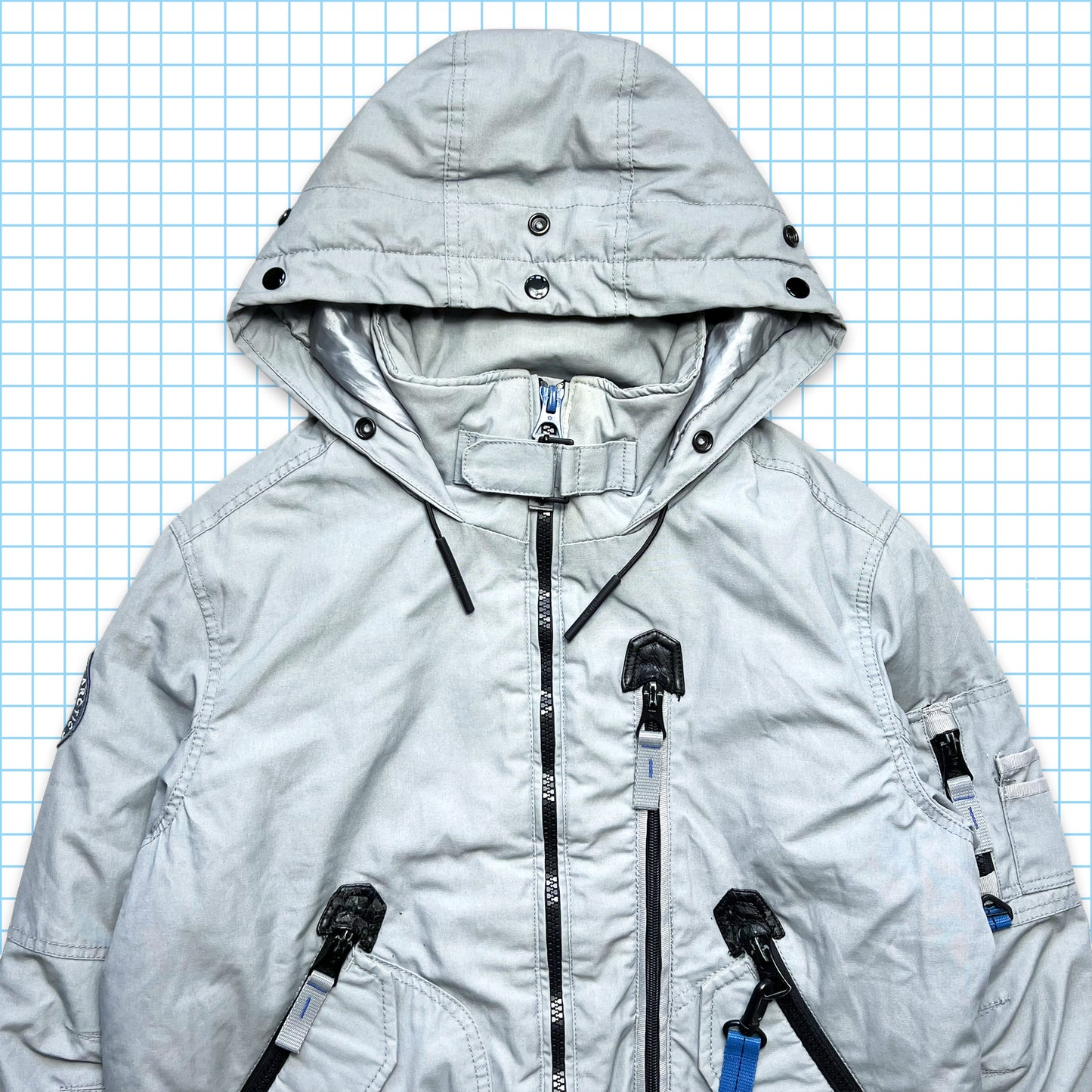 Celio Technical Multi Pocket Padded Jacket - Medium