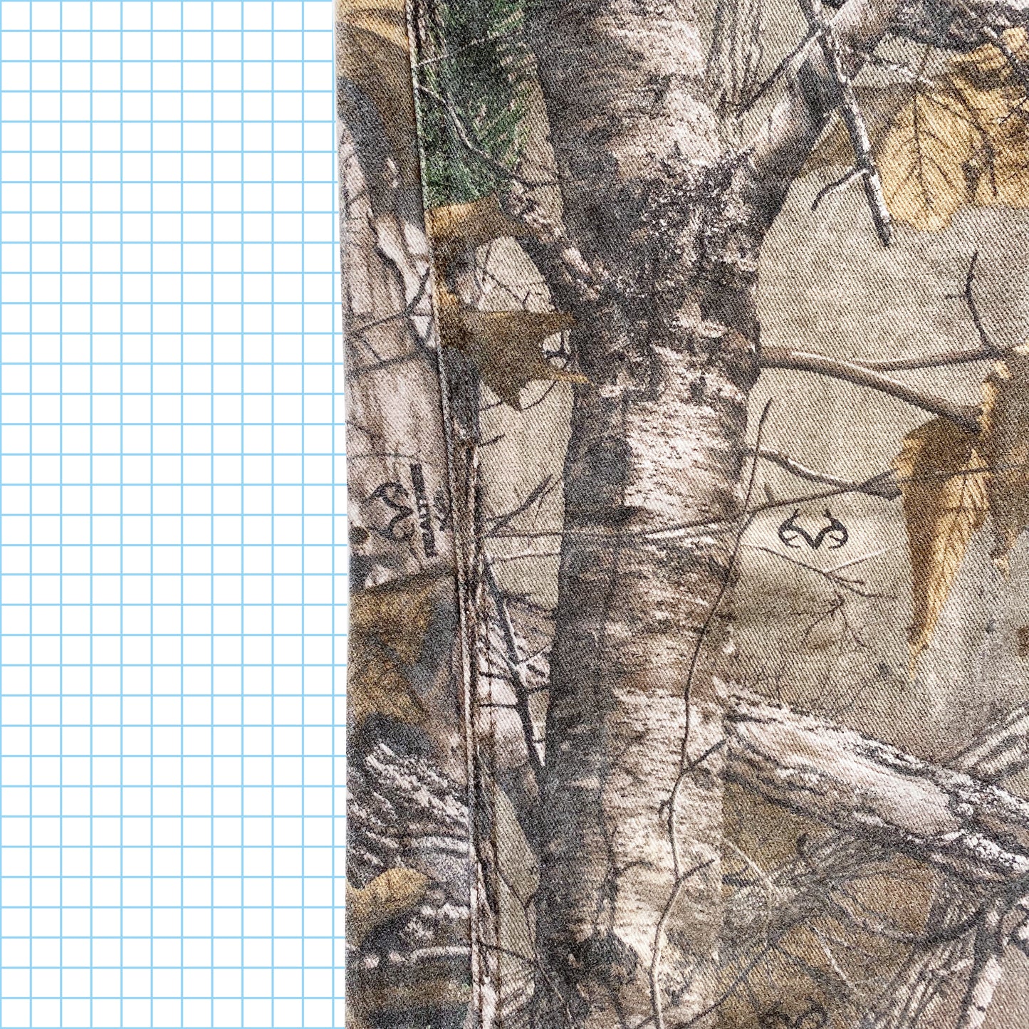 Vintage Real Tree Denim Jeans - 34/36" Waist