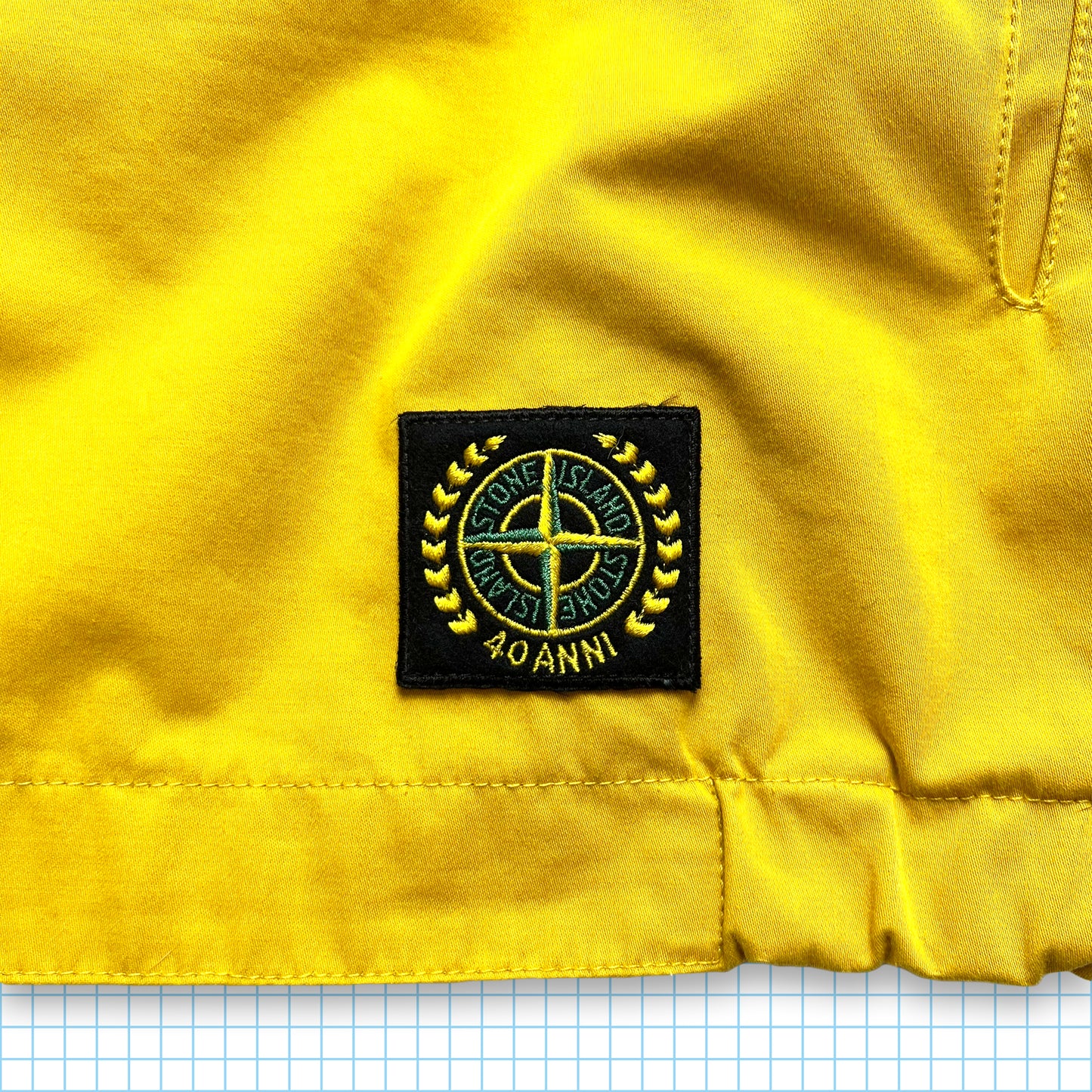 Stone Island Marina 40th Anniversary Sunflower Yellow Smock - Large