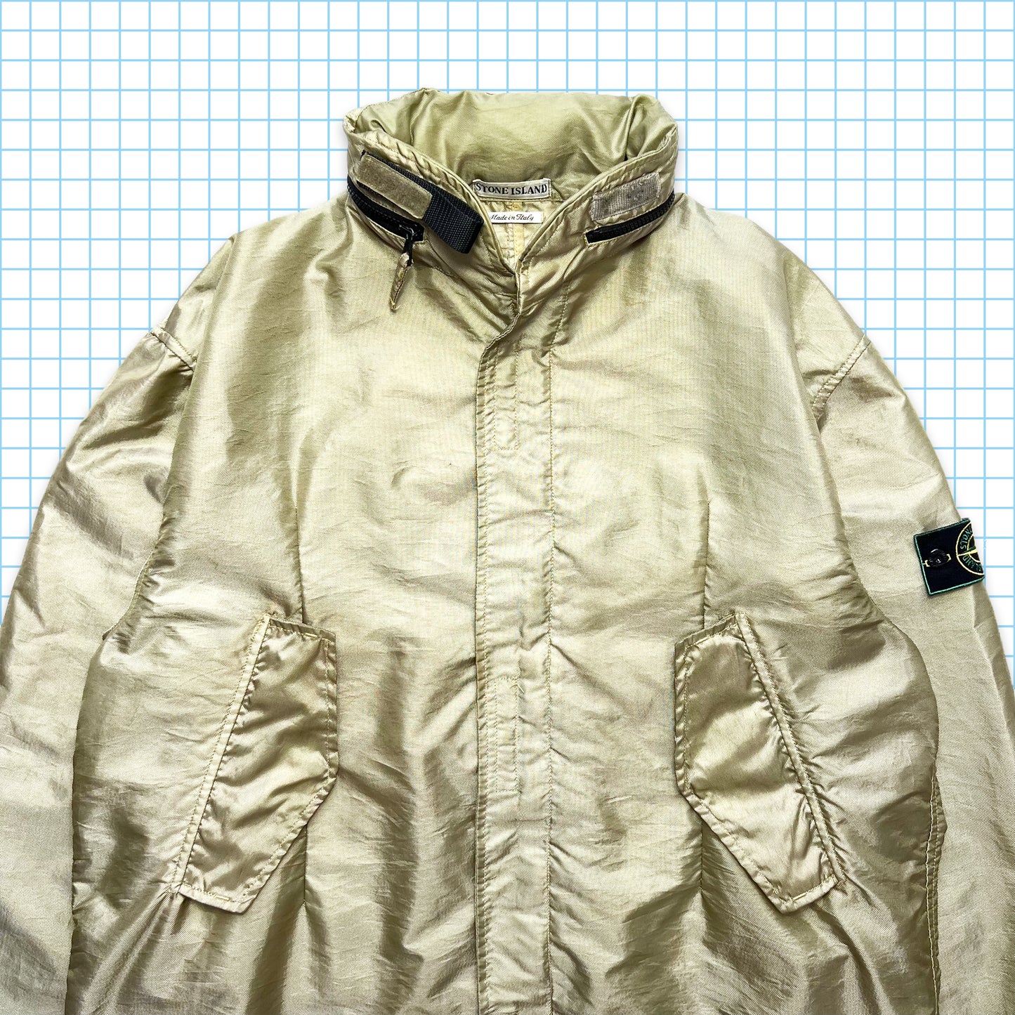 Vintage Stone Island Light Fawn/Taupe Formula Steel SS95’ - Extra Large / Extra Extra Large