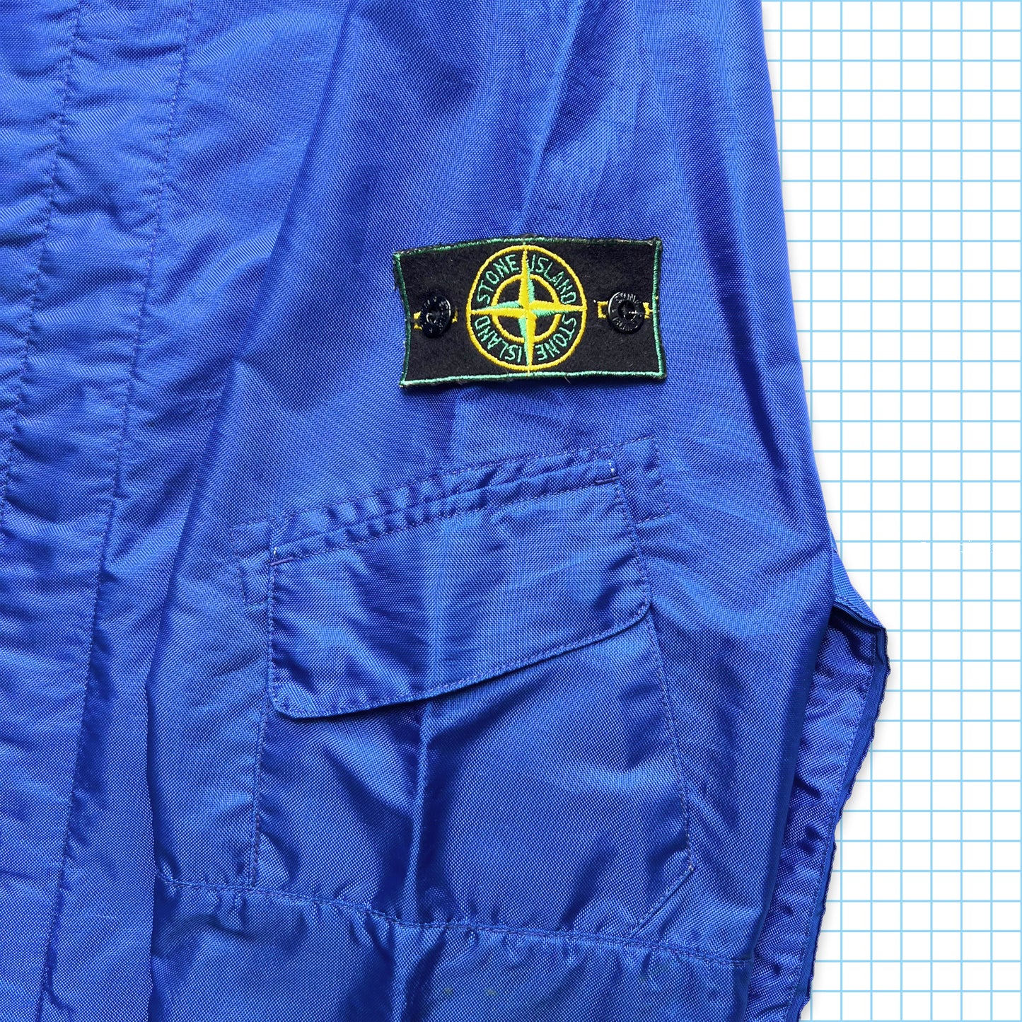 Stone Island Royal Blue Formula Steel SS97' - Extra Large / Extra Extra Large