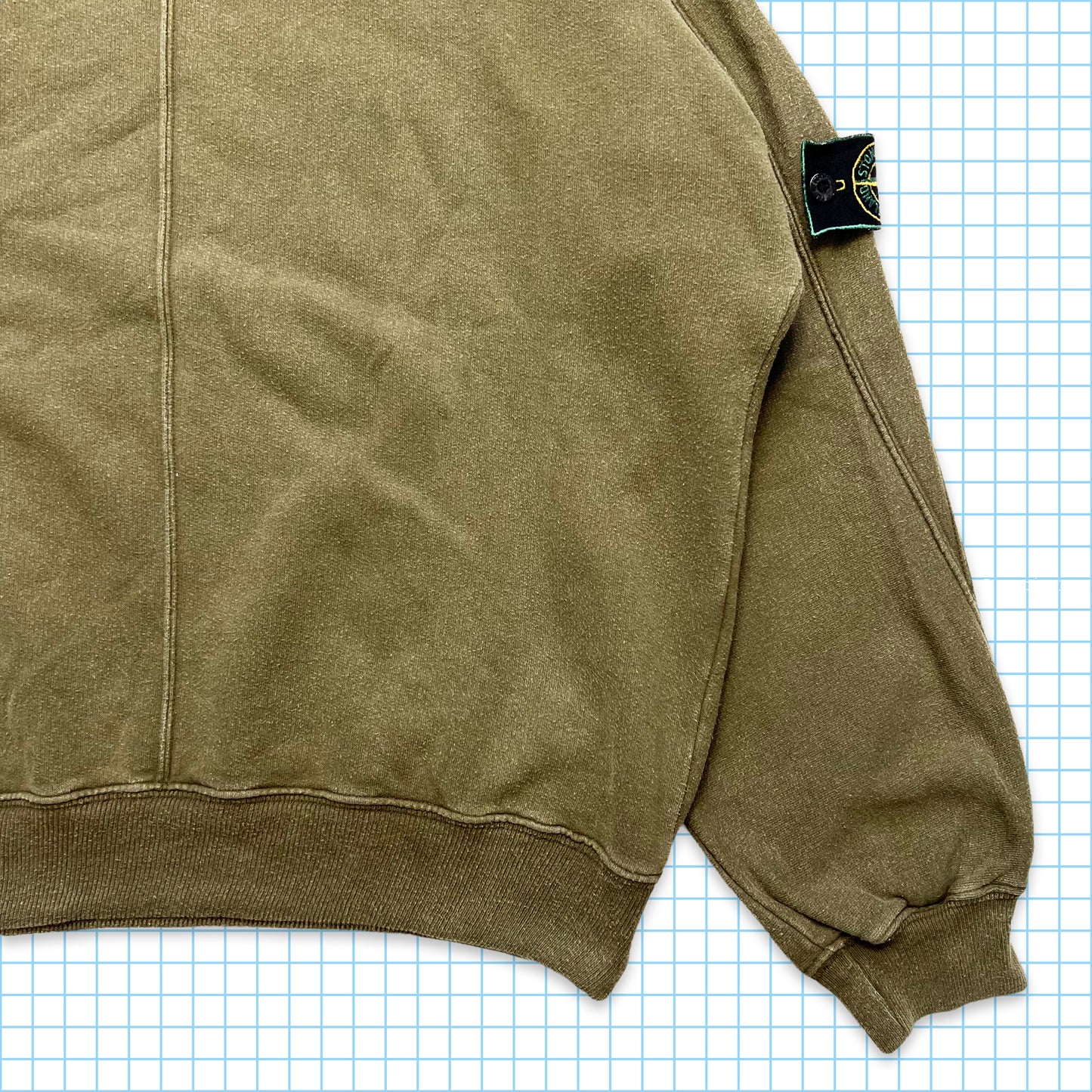 Vintage Stone Island Khaki Roll Neck - Medium / Large