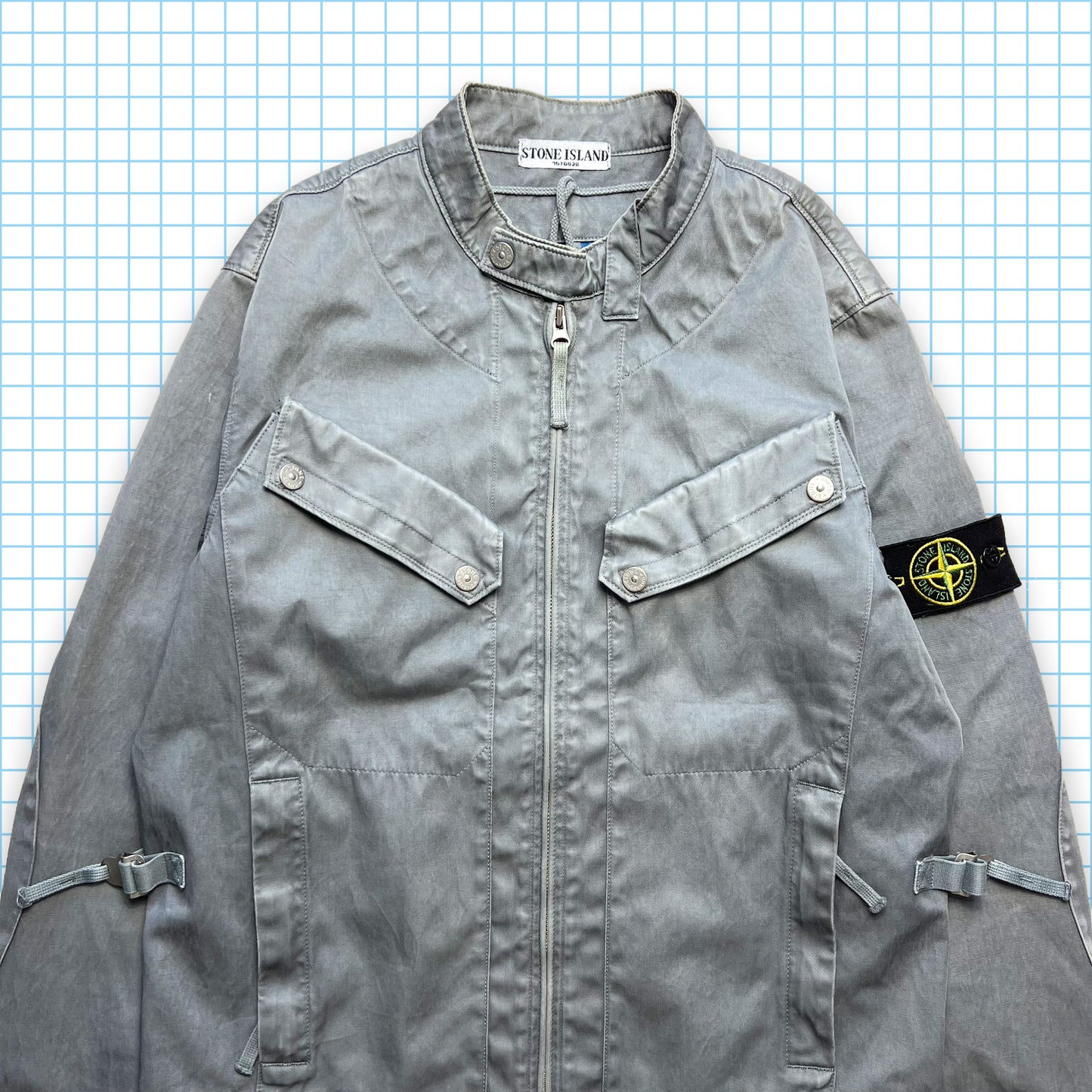 Stone Island Light Grey Chore Jacket - Small / Medium