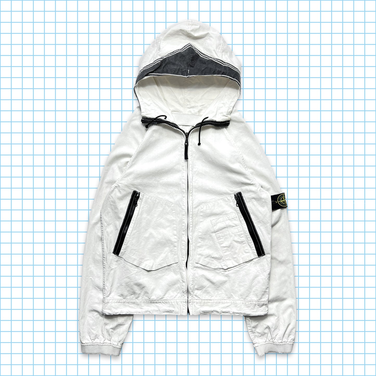 Stone Island Off White Reinforced Hood Jacket SS06' - Medium / Large