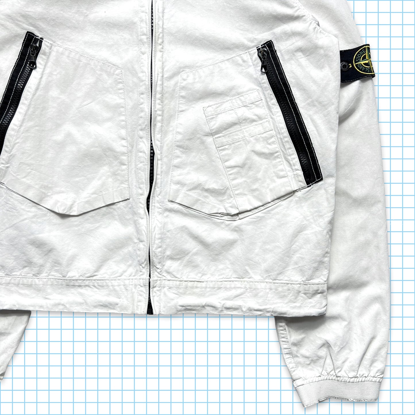 Veste à capuche renforcée Stone Island Off White SS06' - Moyen / Grand