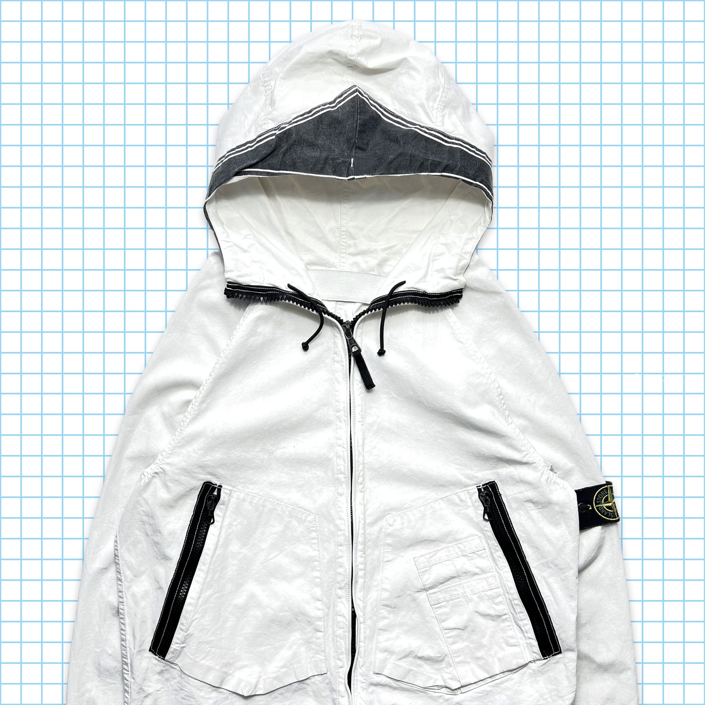 Stone Island Off White Reinforced Hood Jacket SS06' - Medium / Large