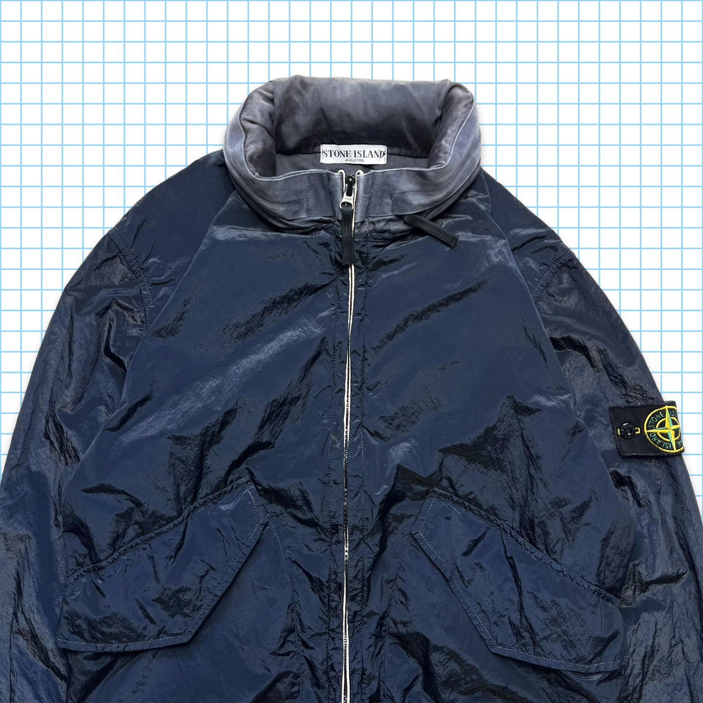 Stone Island Midnight Navy Nylon Metal Jacket - Medium