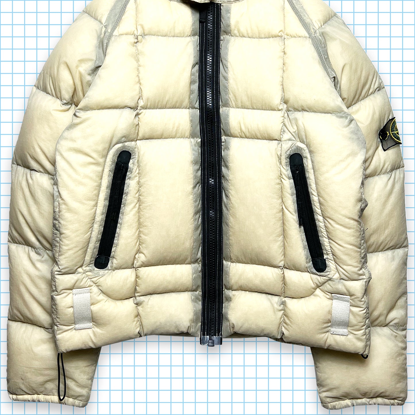 Stone Island Opaque Nylon Tela Goose Down AW06' - Large
