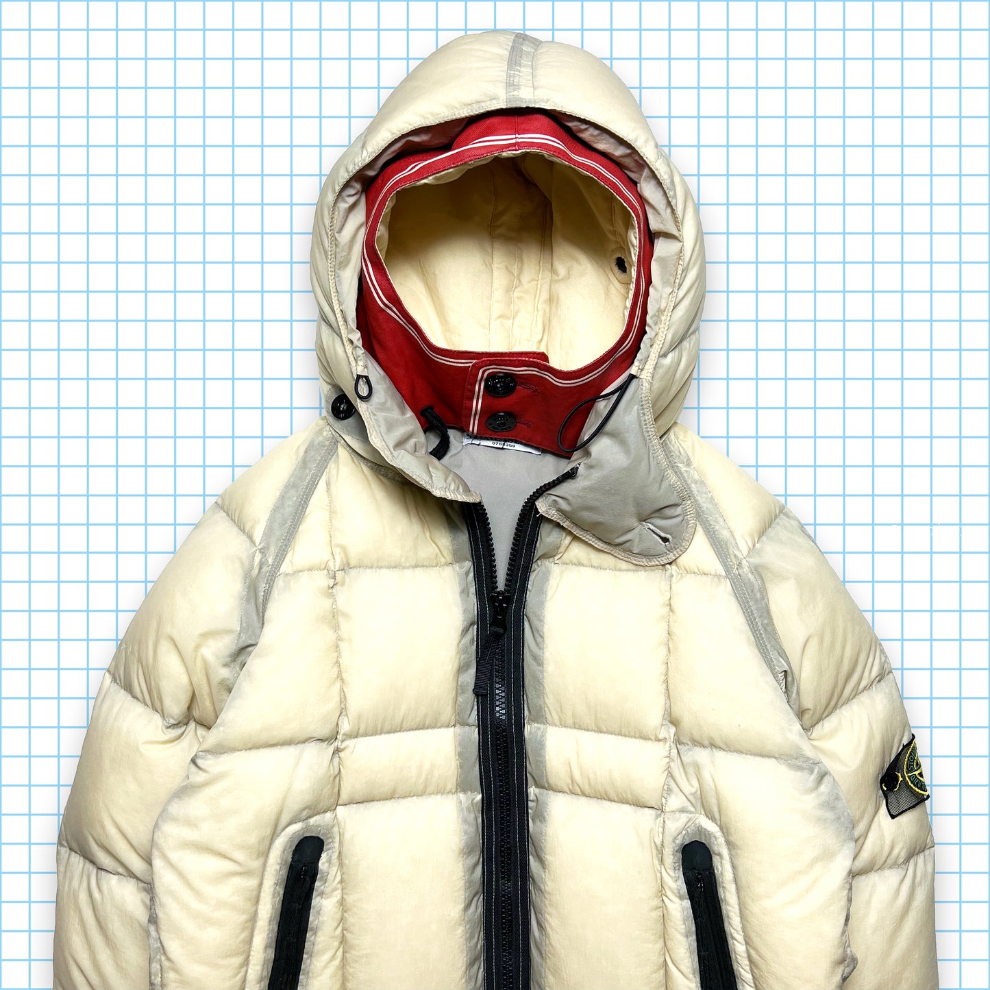 Stone Island Opaque Nylon Tela Goose Down AW06' - Large