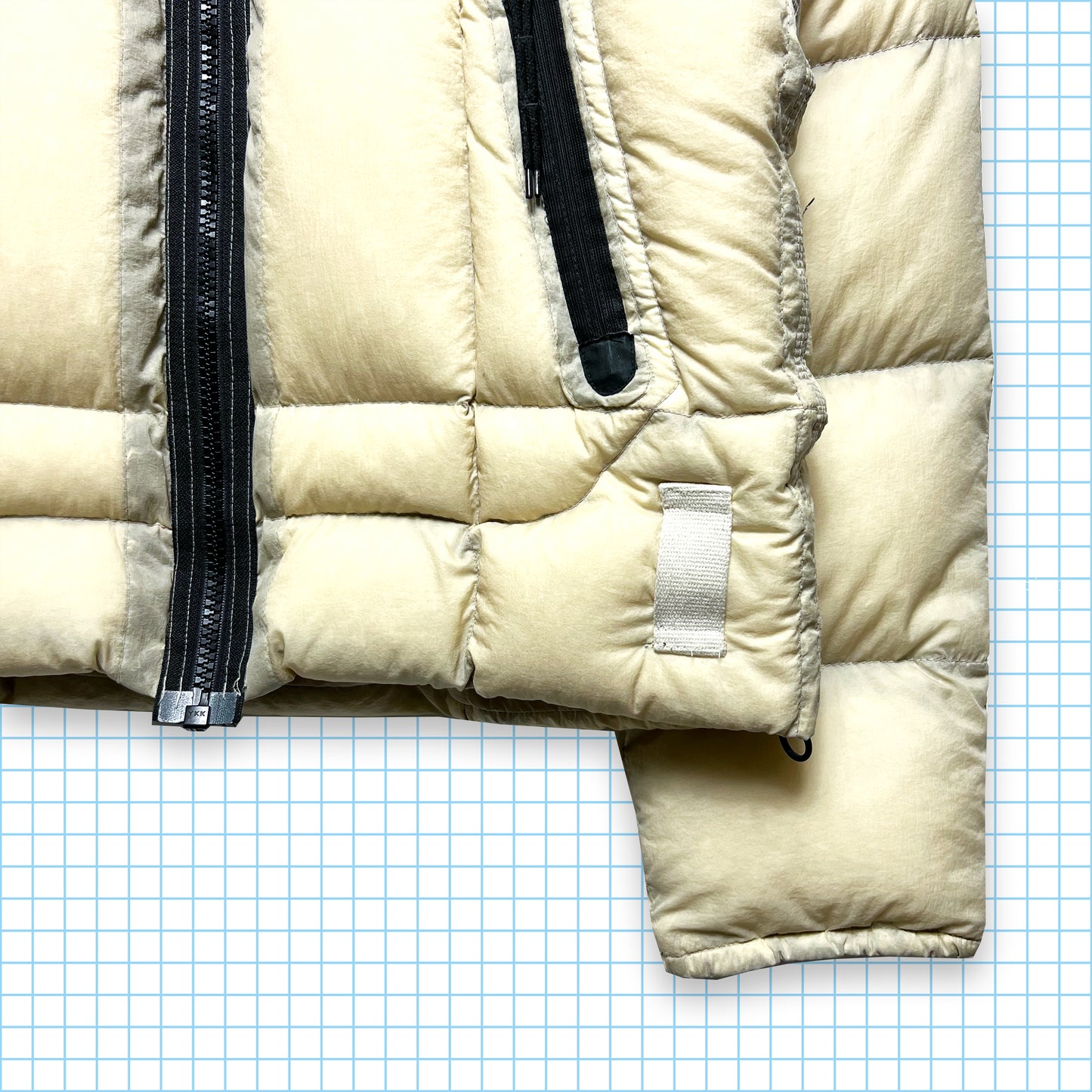 Stone Island Opaque Nylon Tela Goose Down AW06' - Large