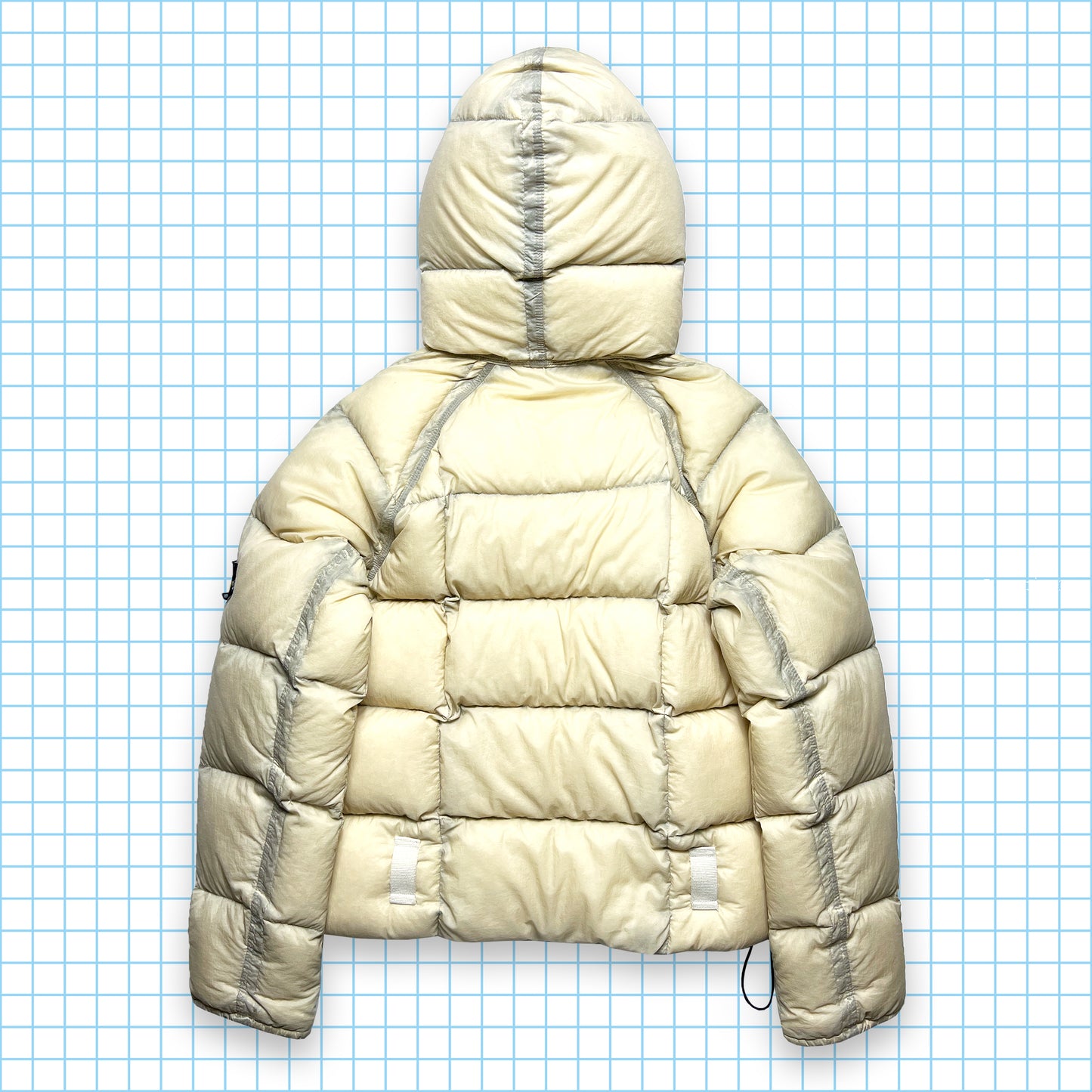 Stone Island Opaque Nylon Tela Goose Down AW06' - Large
