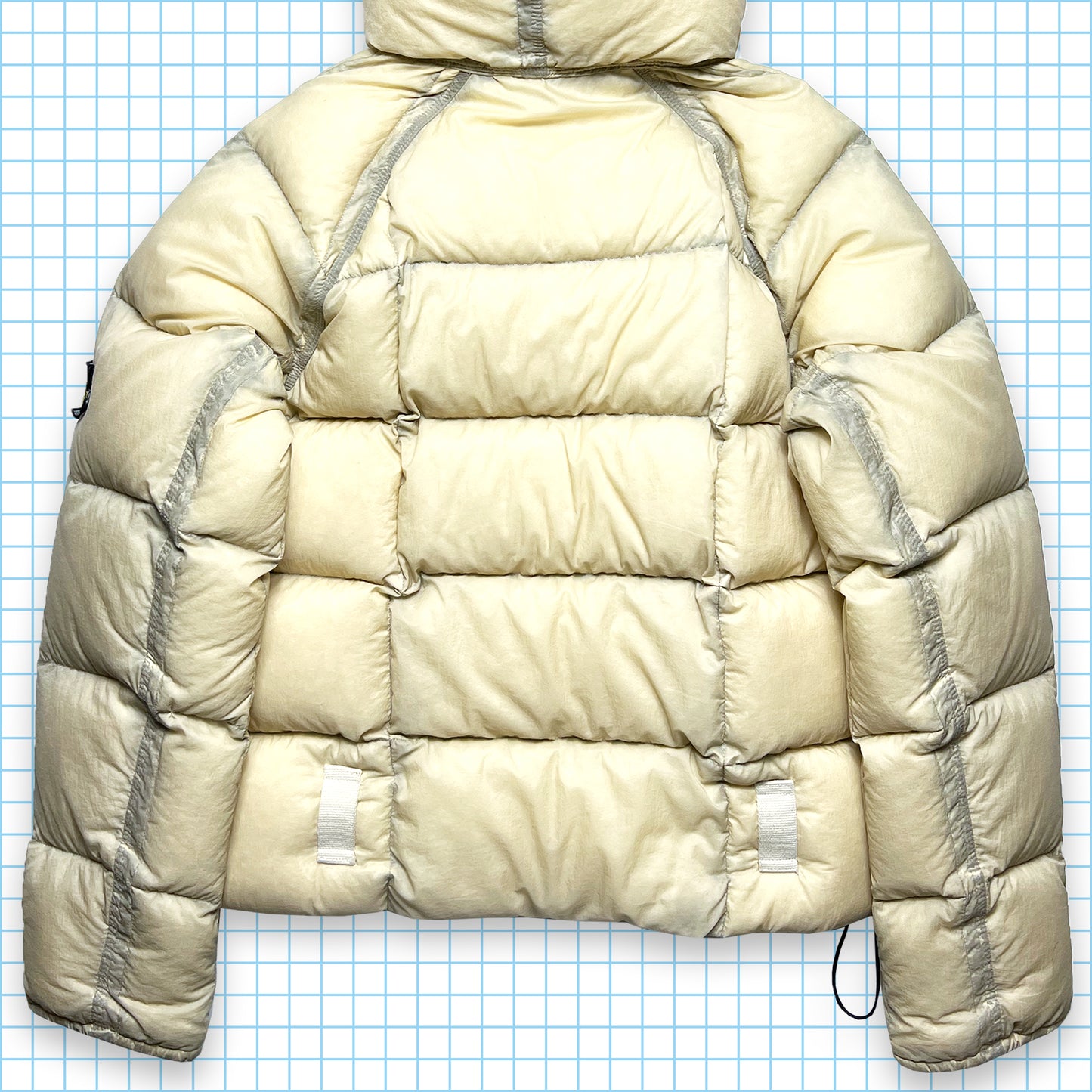 Stone Island Opaque Nylon Tela Goose Down AW06' - Large