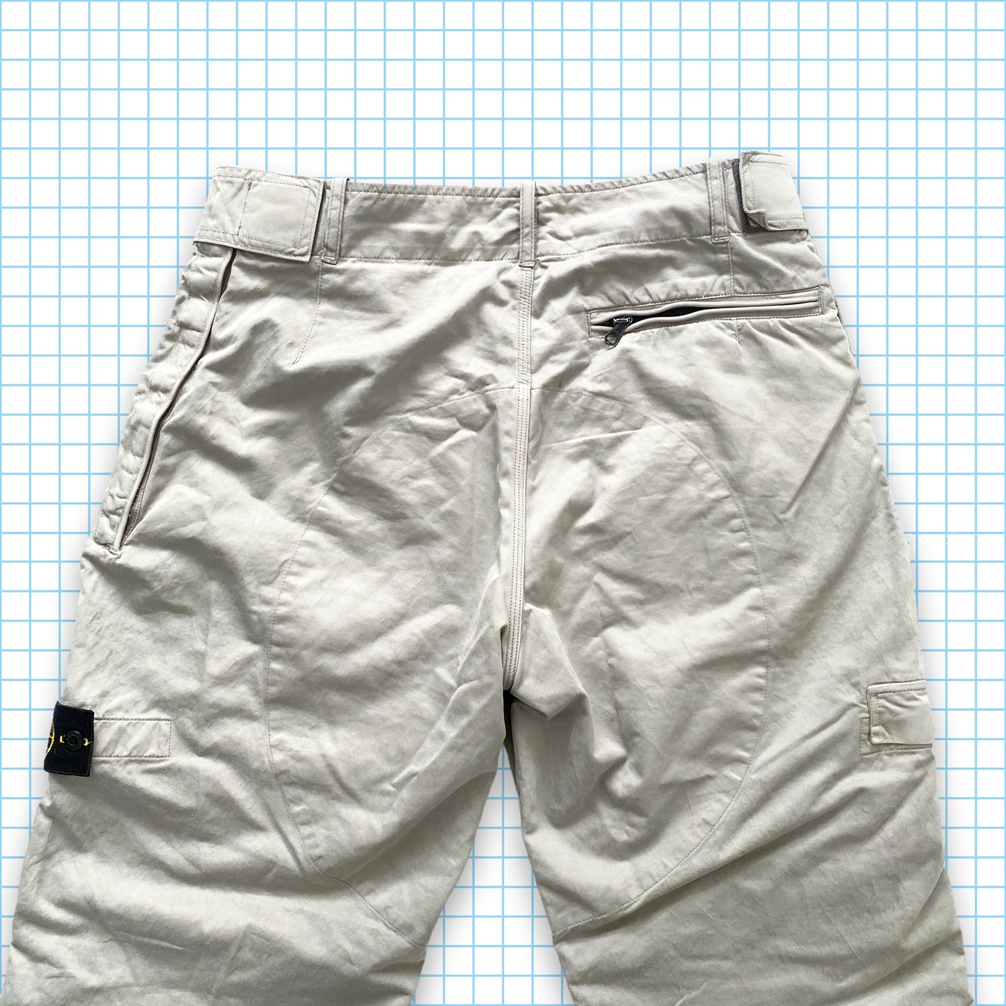 Stone Island Off White Military Cargo Flight Pants SS06' - 32-34” Waist
