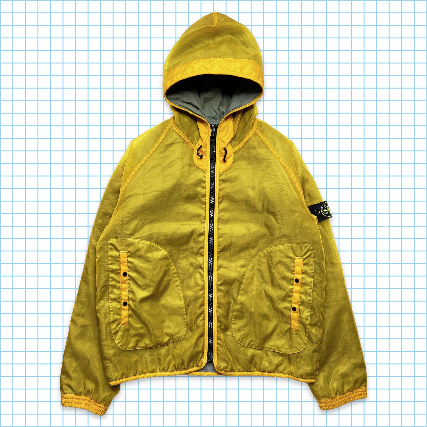 Monofilament rembourré jaune vif Stone Island AW03' - Grand / Très grand