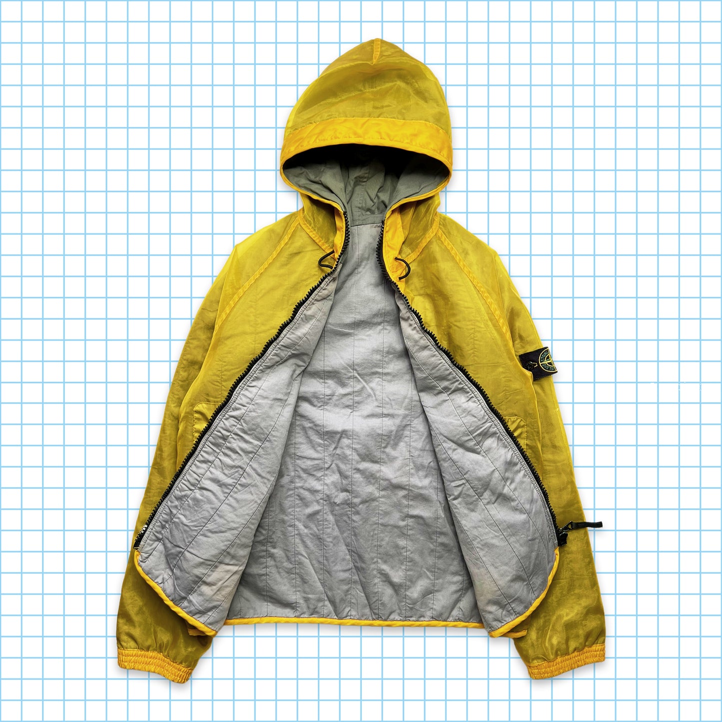 Monofilament rembourré jaune vif Stone Island AW03' - Grand / Très grand