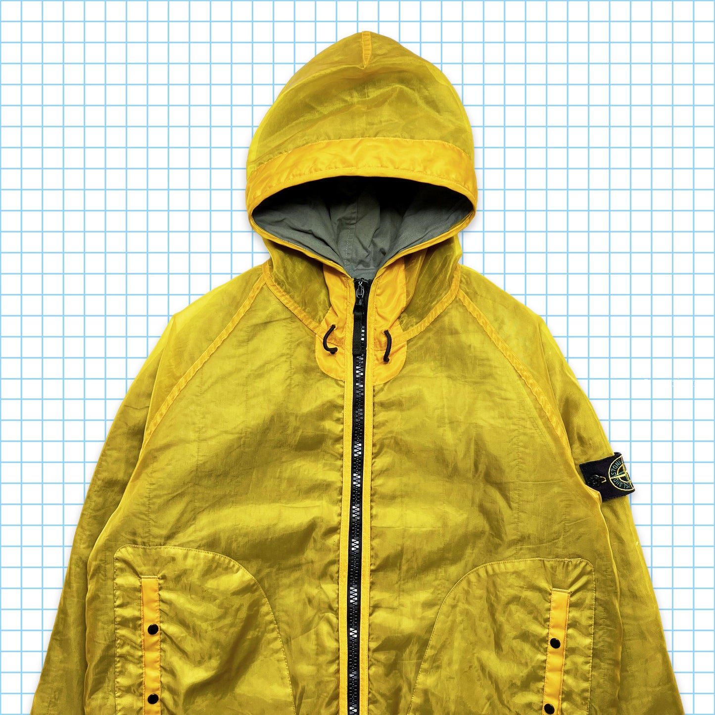Monofilament rembourré jaune vif Stone Island AW03' - Grand / Très grand
