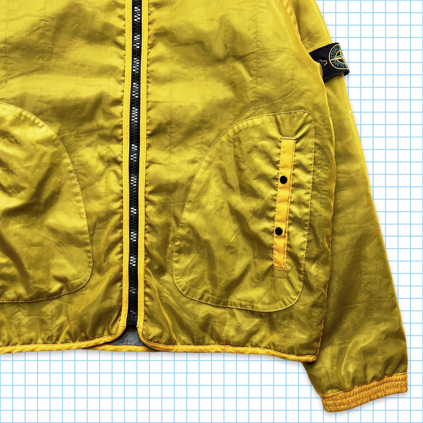 Monofilament rembourré jaune vif Stone Island AW03' - Grand / Très grand