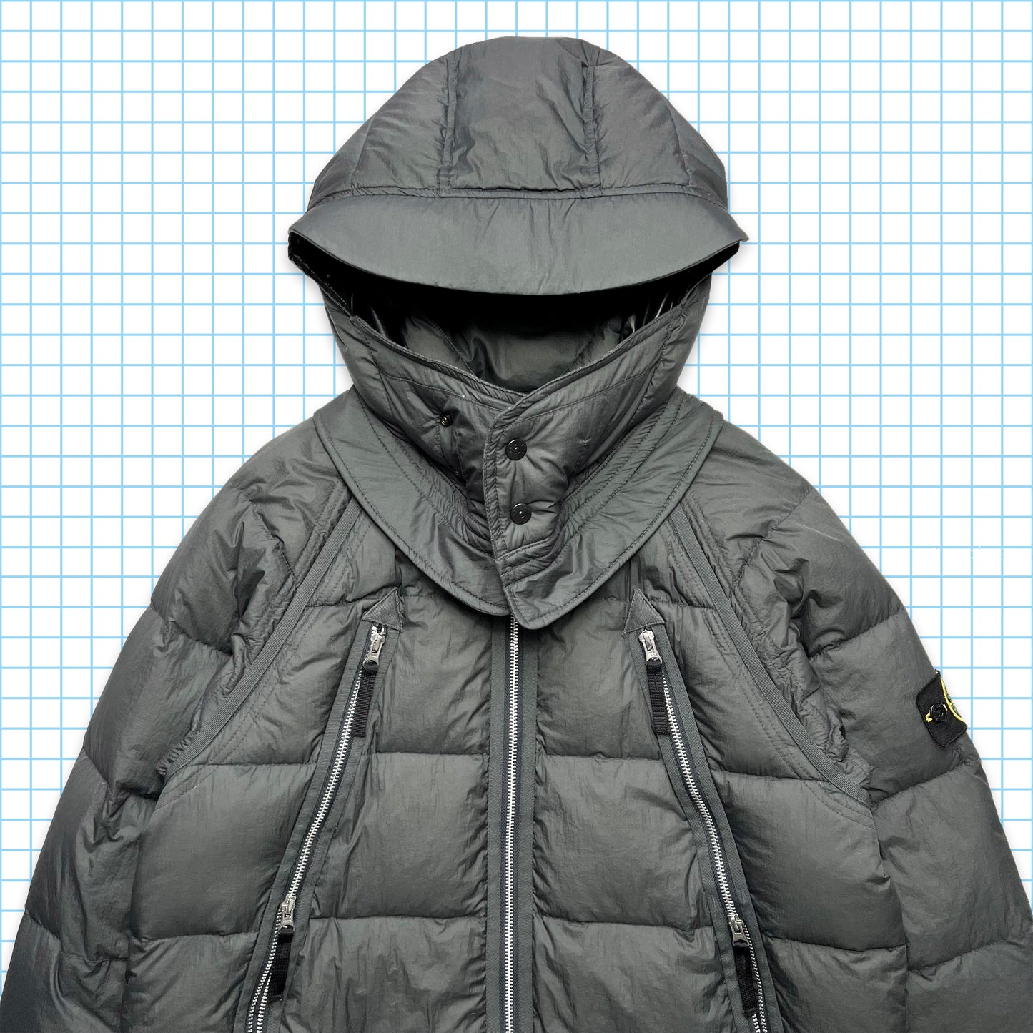 Stone Island Dark Grey Multi Pocket Opaque AW10' - Medium