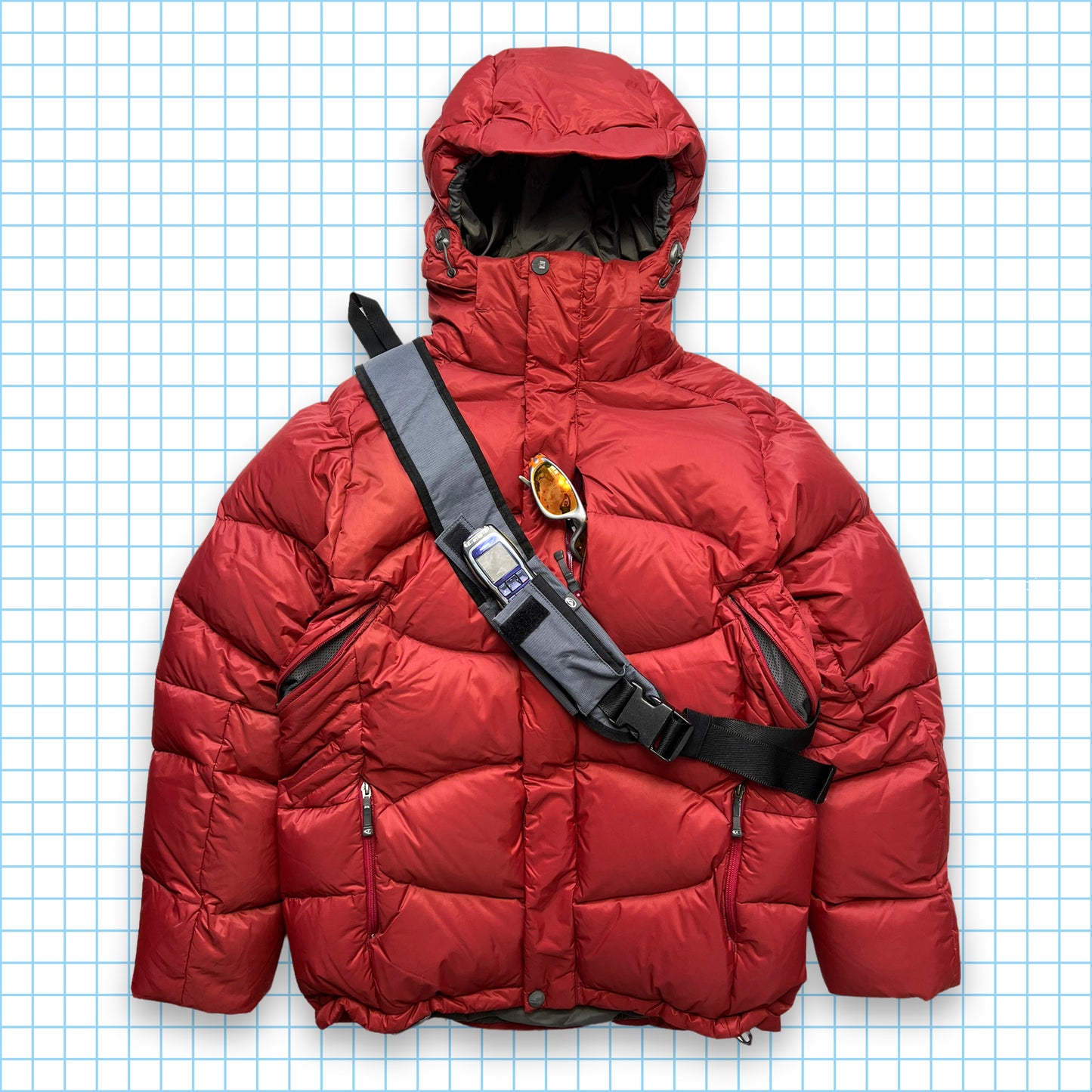 Early 00's Salomon Tri-Pocket Puffer Jacket - Medium / Large