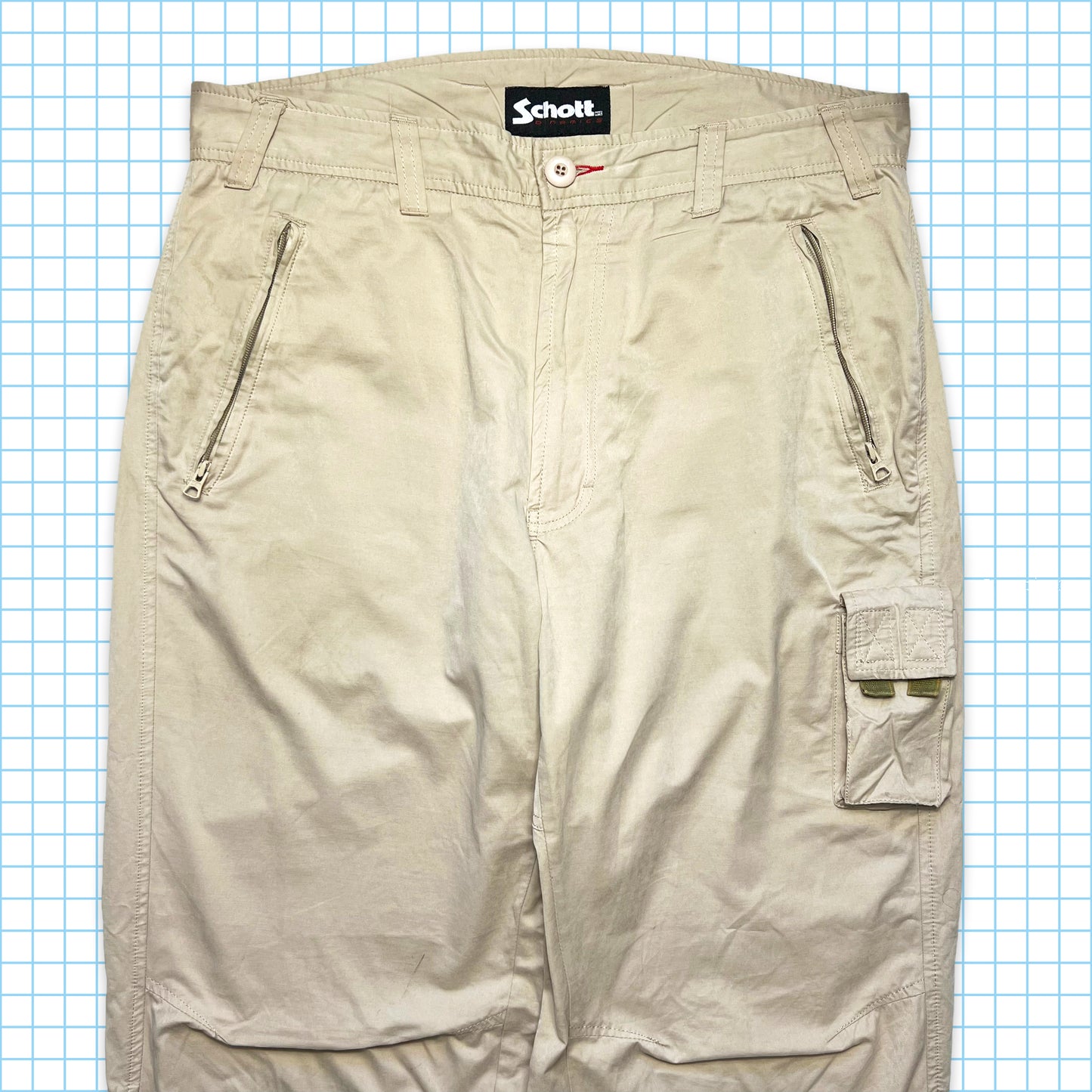 Schott スタッシュ ポケット カーゴ パンツ - ウエスト 34/36 インチ