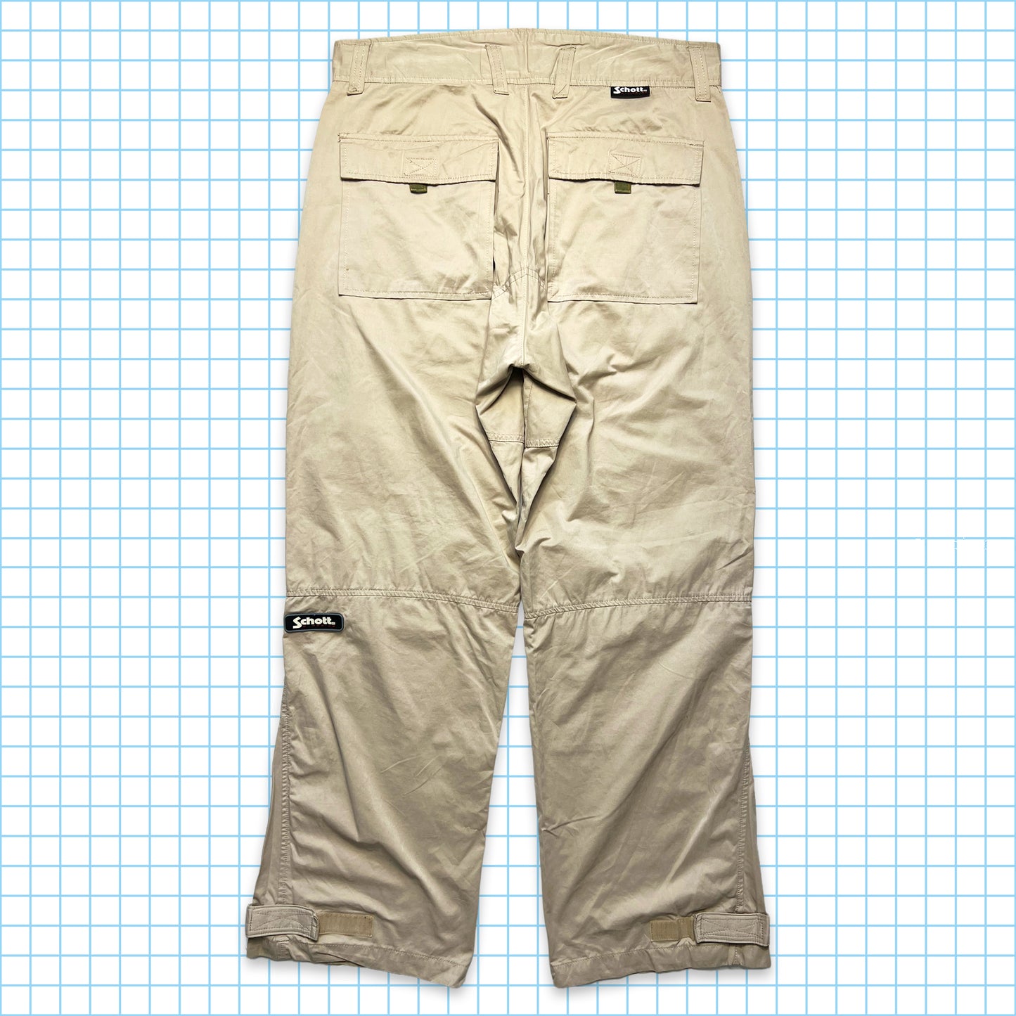 Schott スタッシュ ポケット カーゴ パンツ - ウエスト 34/36 インチ