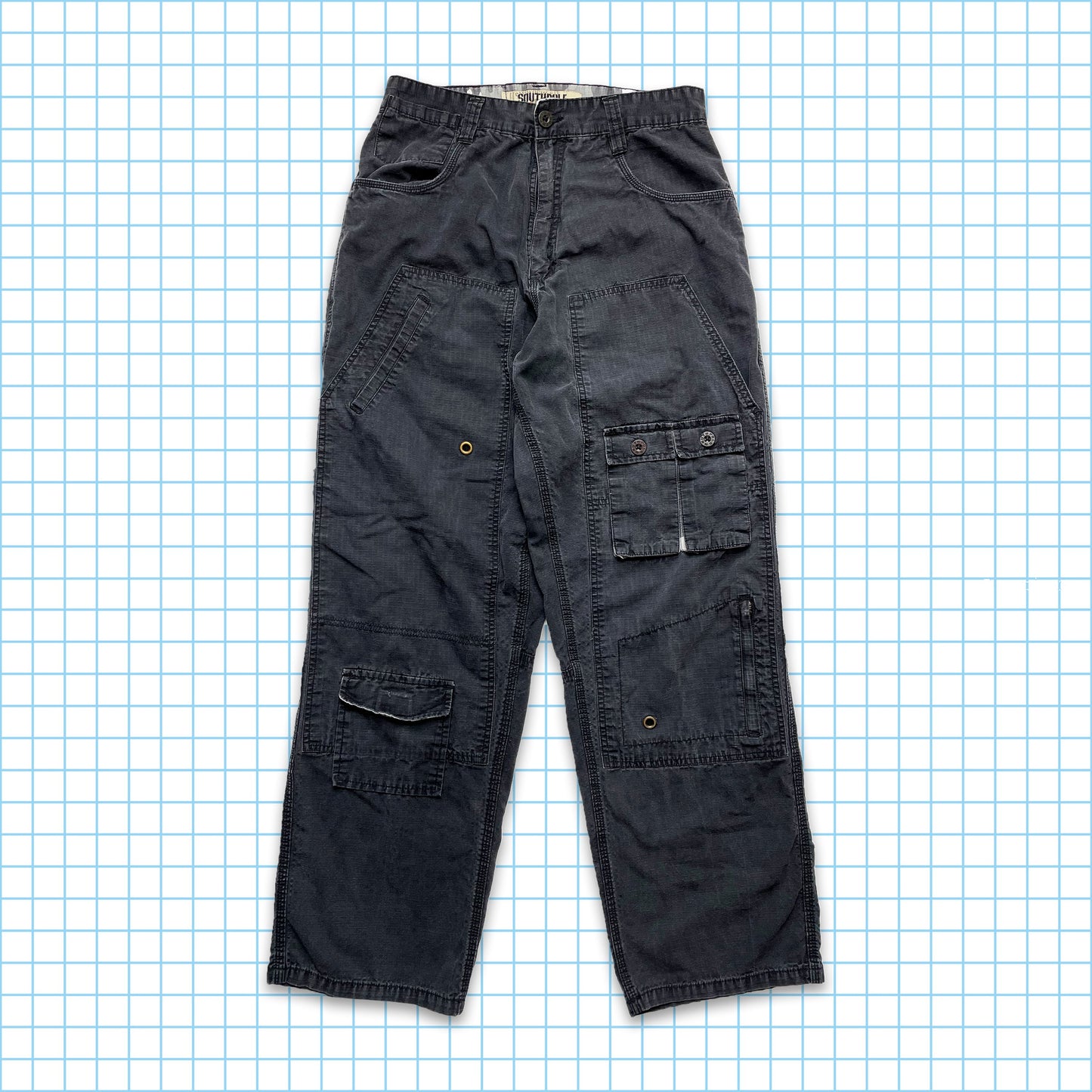 Vintage South Pole Multi Pocket Technical Cargos - 30" / 32" Waist