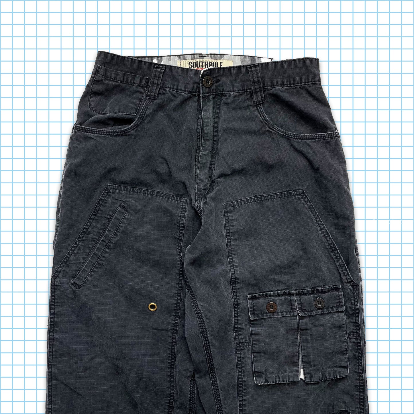 Vintage South Pole Multi Pocket Technical Cargos - 30" / 32" Waist