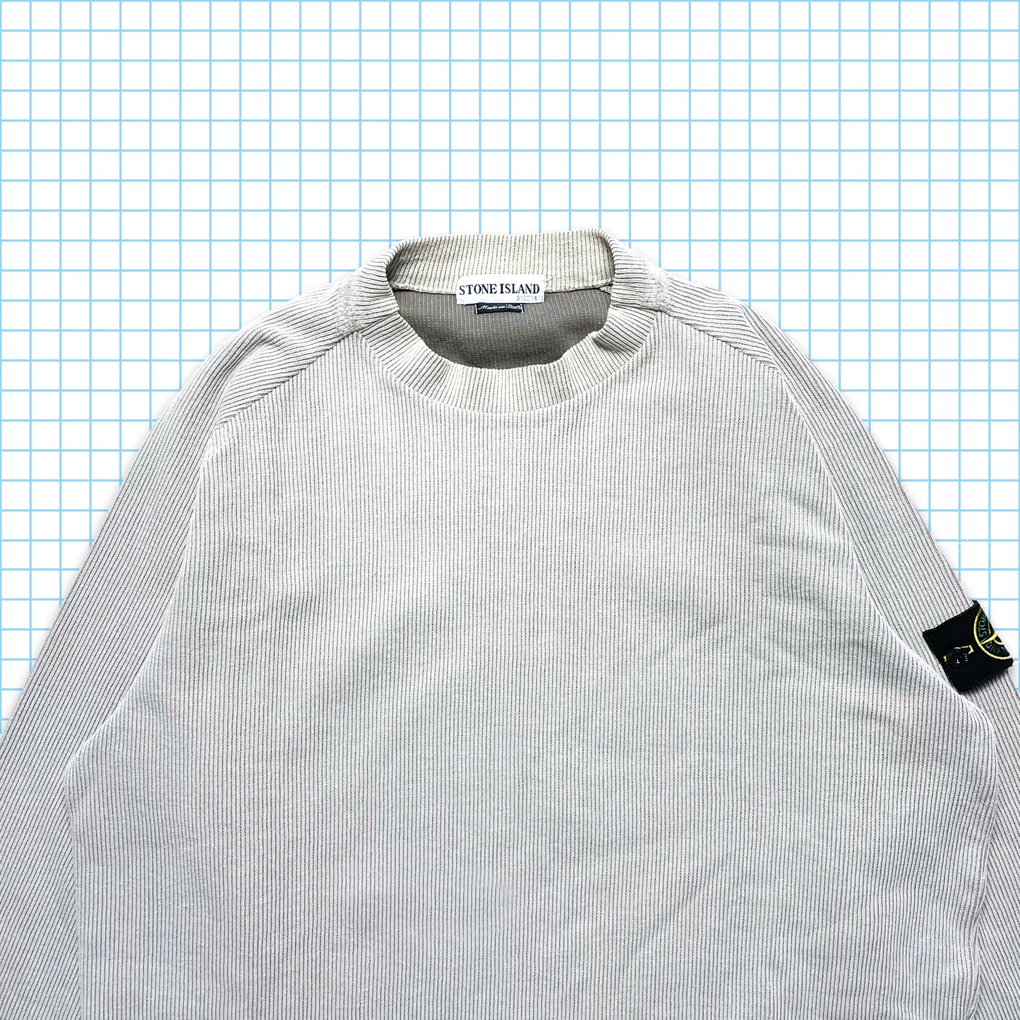 Vintage Stone Island Ribbed Crewneck AW01’ - Extra Large / Extra Extra Large
