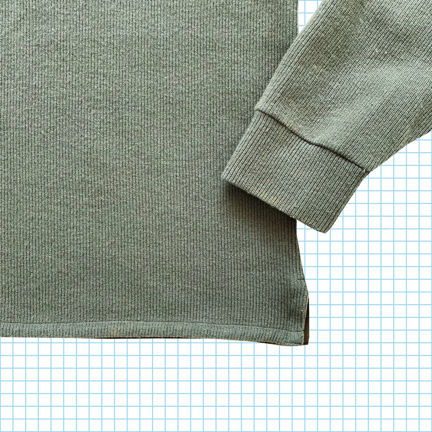 Col roulé côtelé vintage Stone Island AW01' - Grand/Extra Large