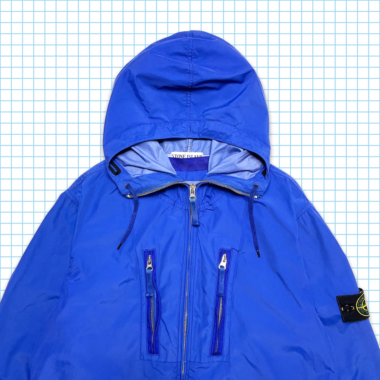 Stone Island M135 Royal Blue Spalmatura SS08' - Moyen / Grand